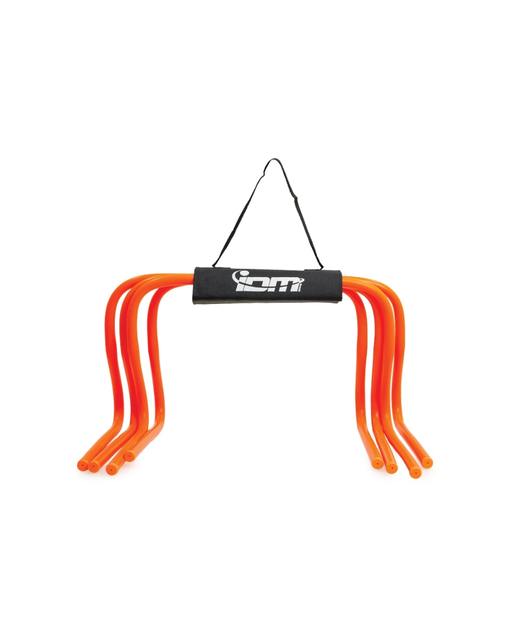 1 Victor Sports 6pc Mini Hurdle Carry Strap Hook Loop Fastener Holder - Black, 1 of 1