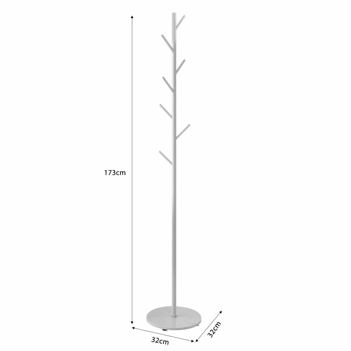 3 LUXSUITE Coat Hat Rack Stand, 3 of 3