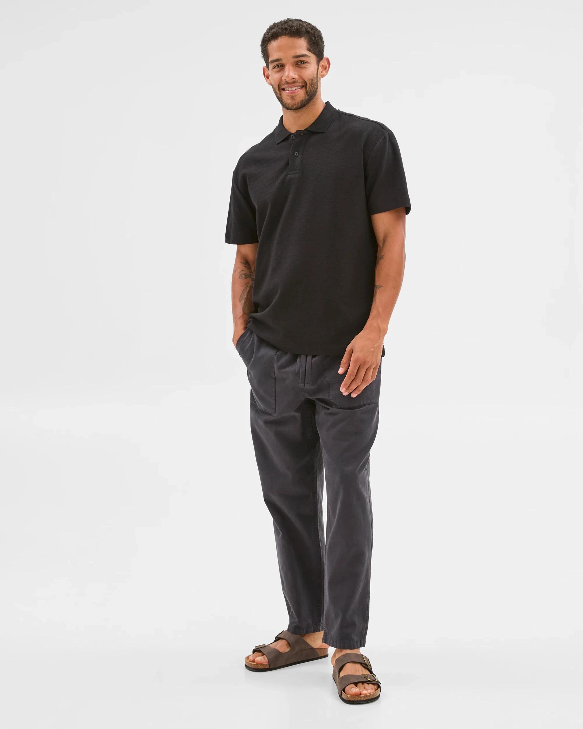 1 Target Australian Cotton Blend Beach Pants BLACK, 1 of 6