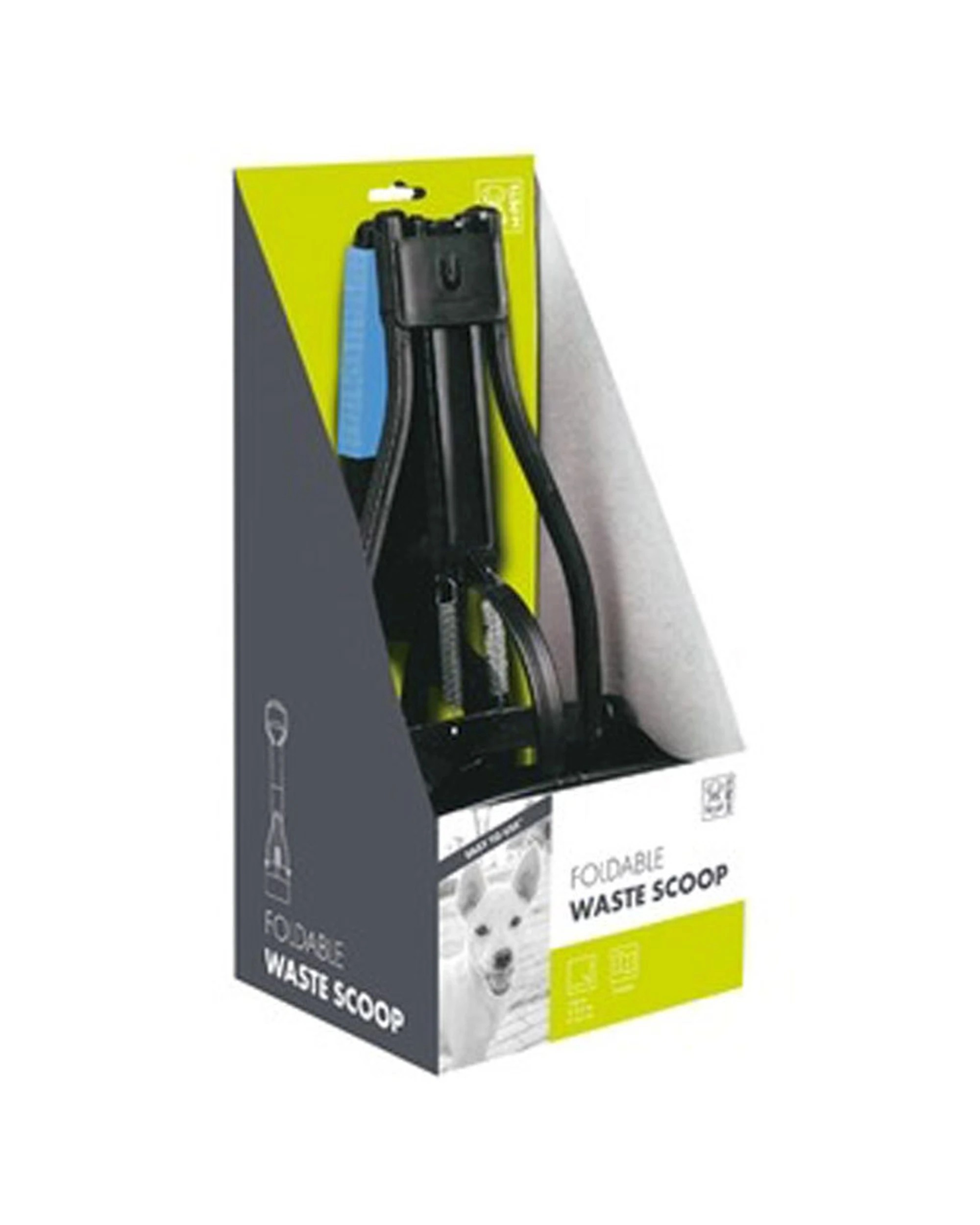 2 M-pets Dogs Foldable Waste/poop Scoop/scooper Handheld Handle Grab/clamp Black
 - Black, 2 of 2