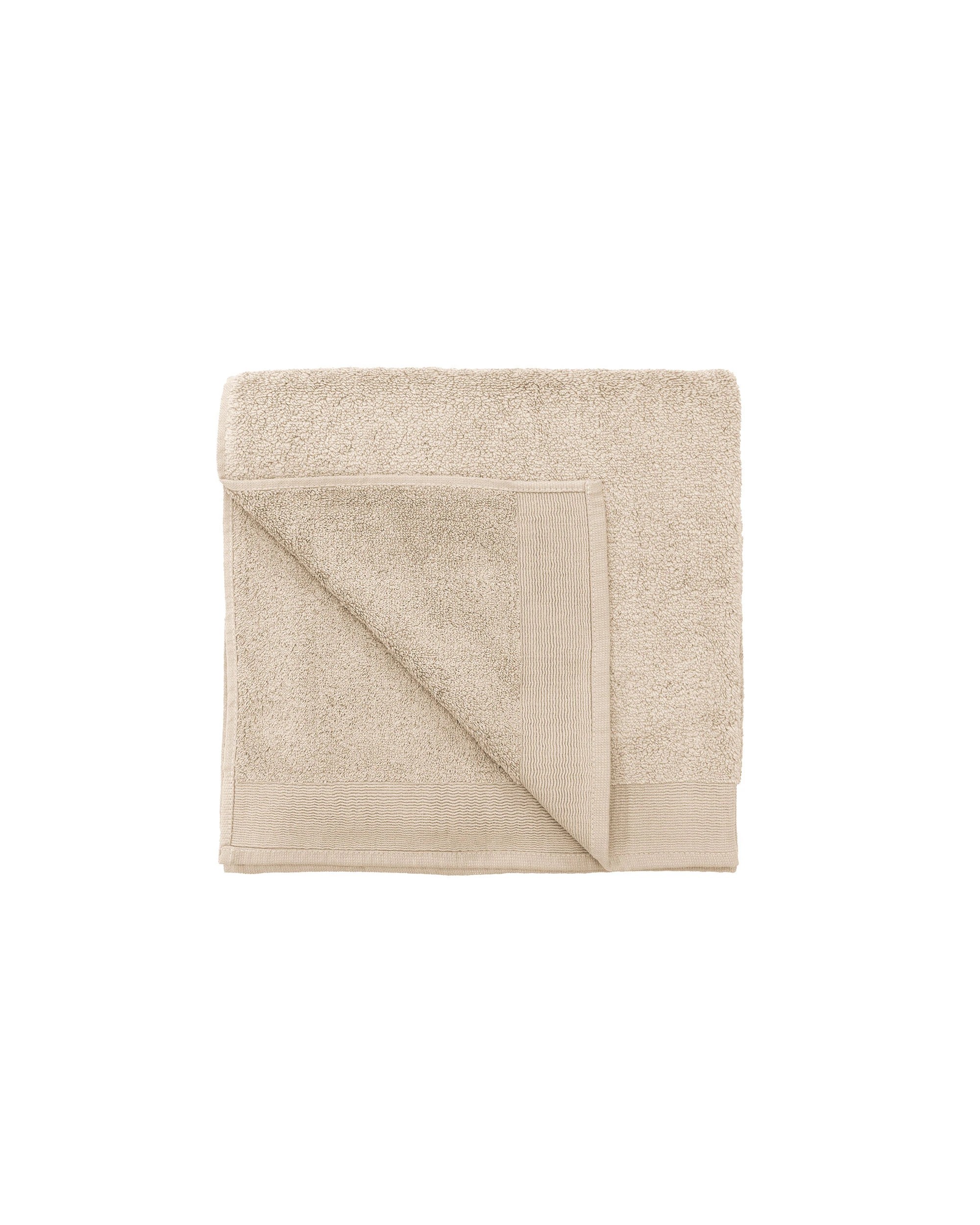 1 Bambury Elvire 600gsm Soft Absorbent Cotton Bath Towel 68x137cm Buff - Beige, 1 of 2