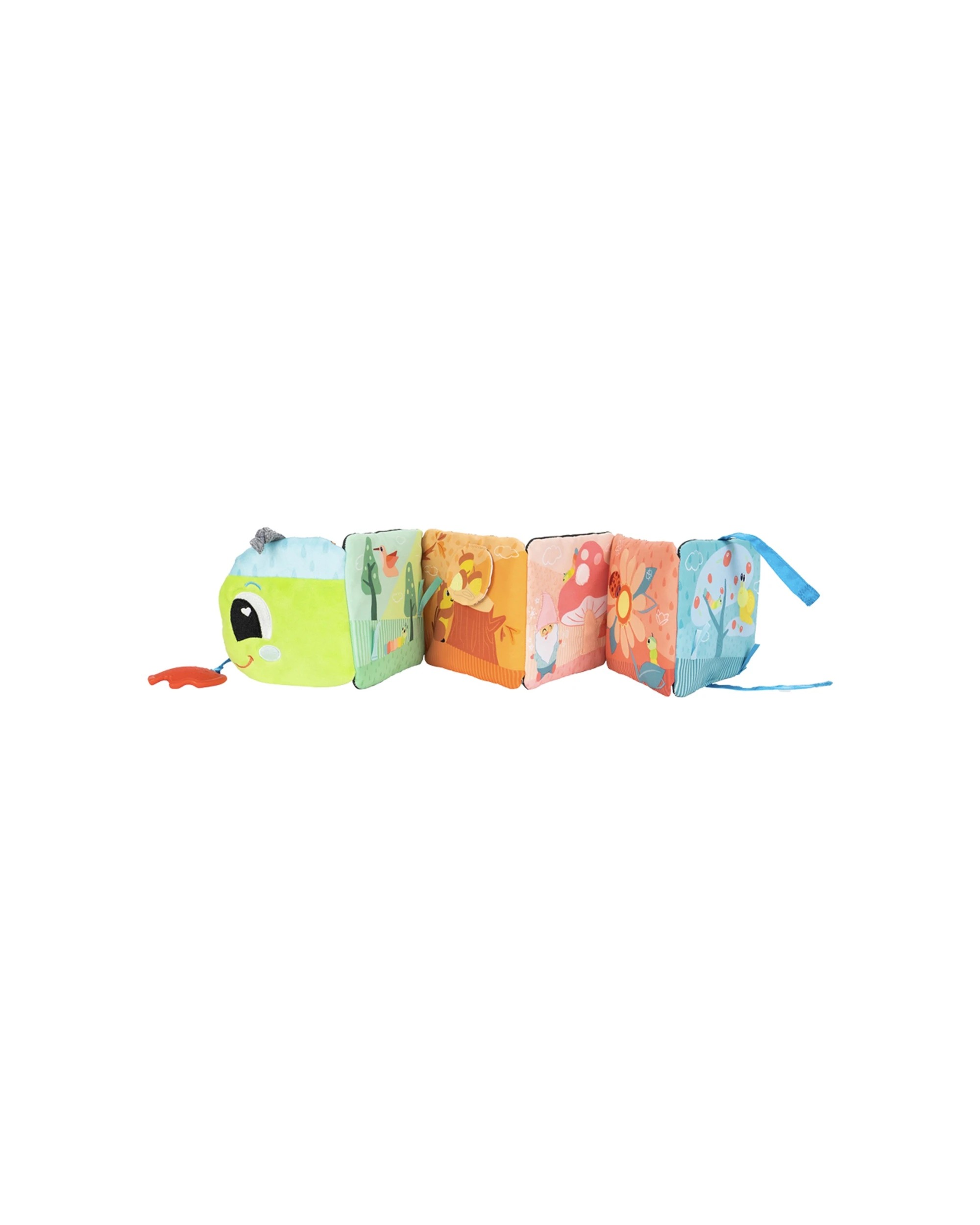 2 Lamaze Colorful Journey Caterpillar Soft Book Sensory Baby Toy - Multi, 2 of 5