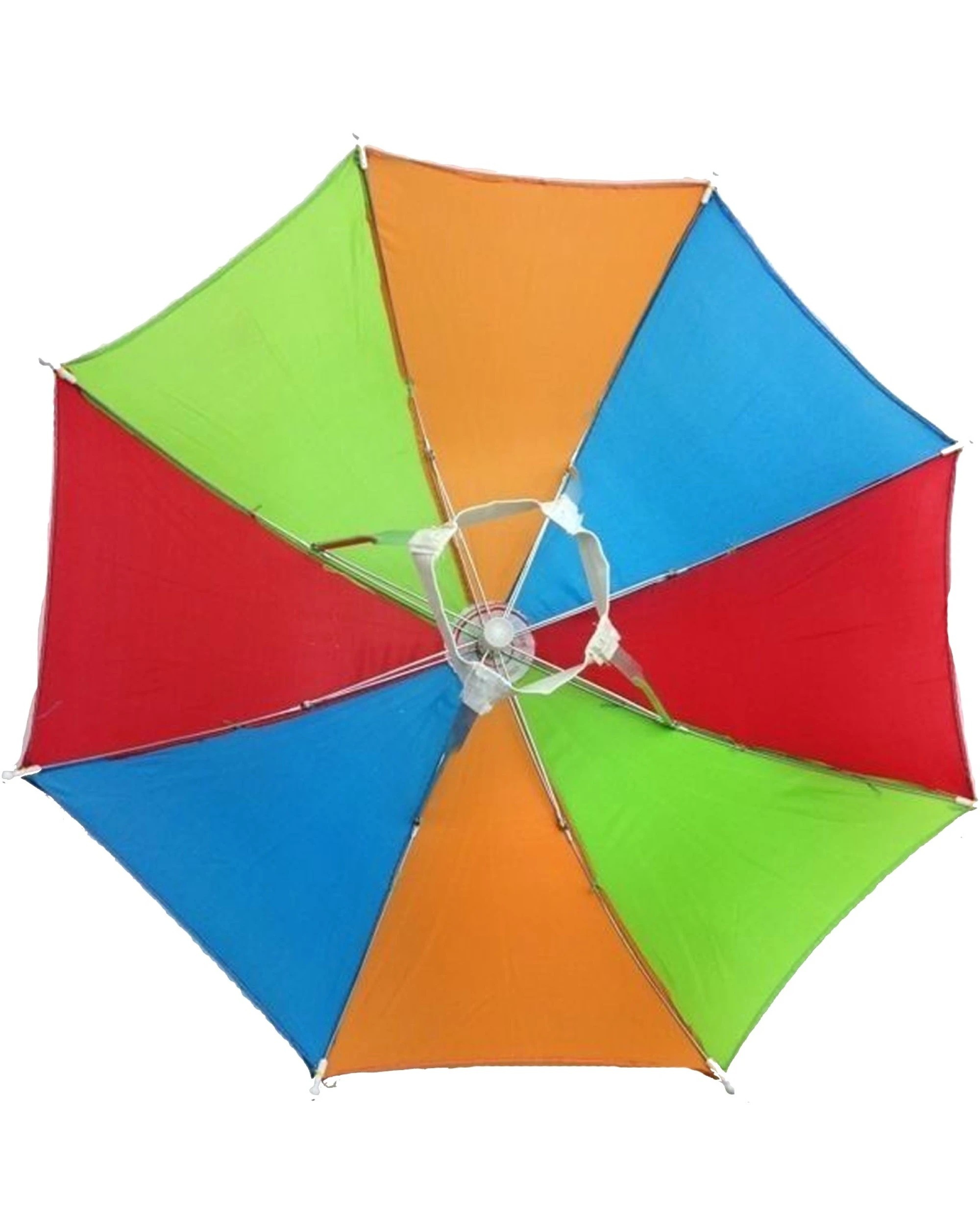 4 BR Costumes Rainbow Umbrella Hat Set with 70s Moustache Costume Props, 4 of 10