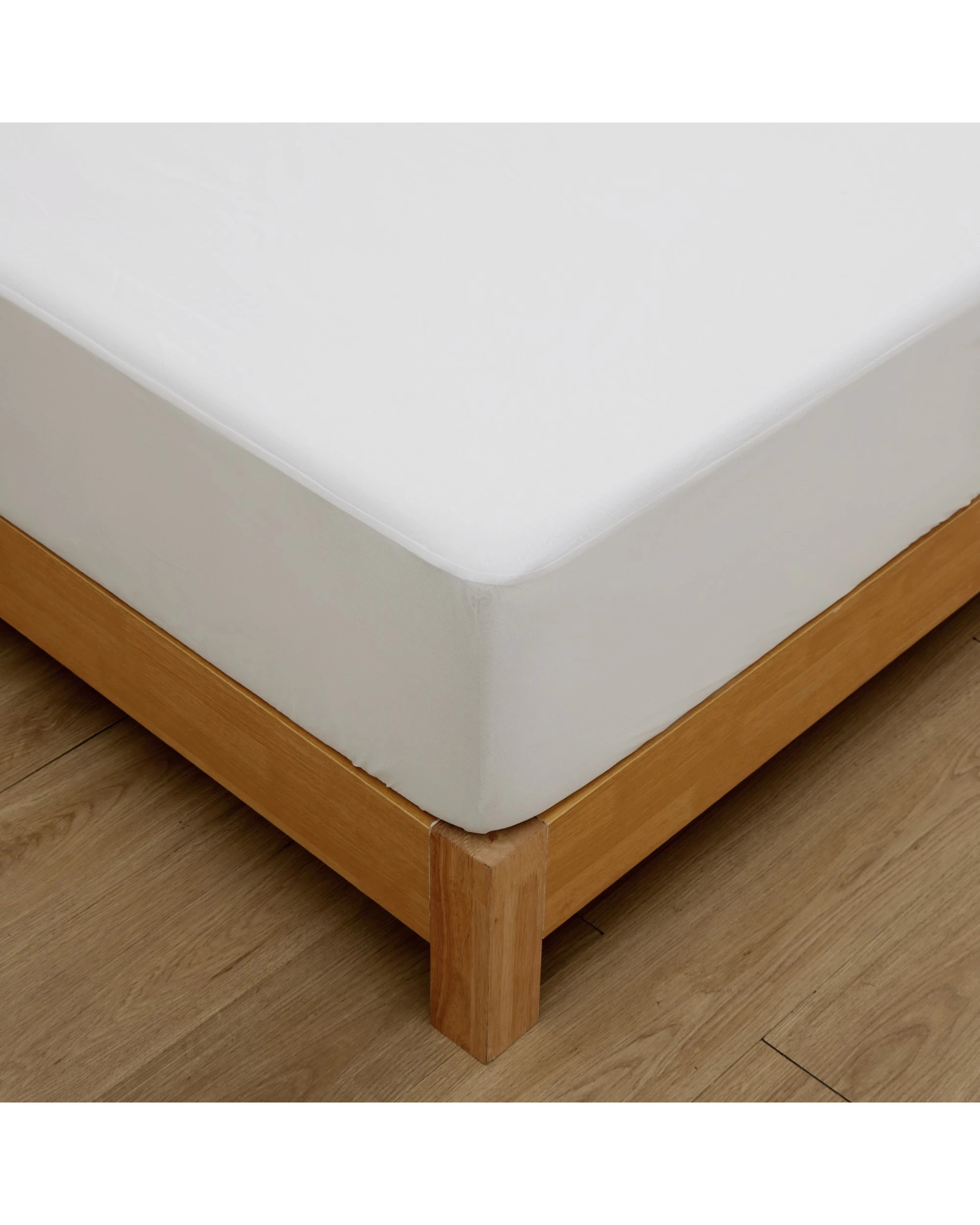 8 Dreamaker Cotton Jersey Waterproof Mattress Protector Twin Pack - King Bed - White, 8 of 9