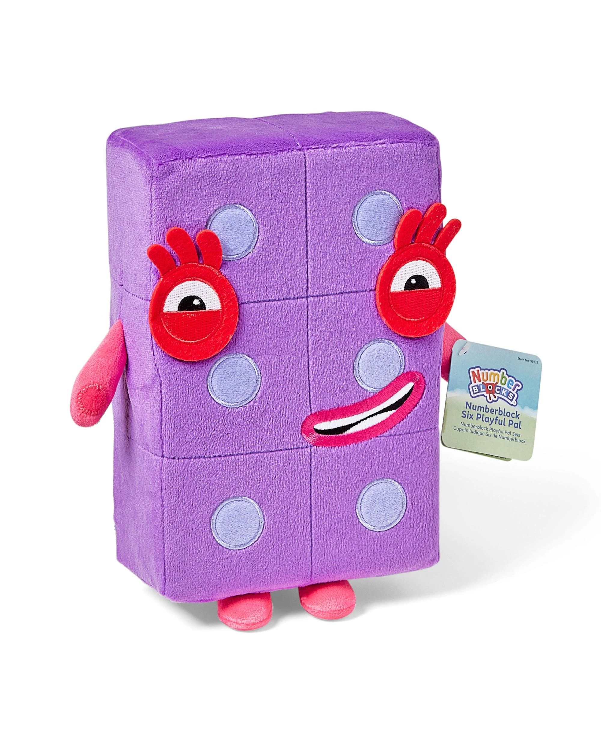 1 Numberblocks Six Playful Pal Plush, 1 of 6