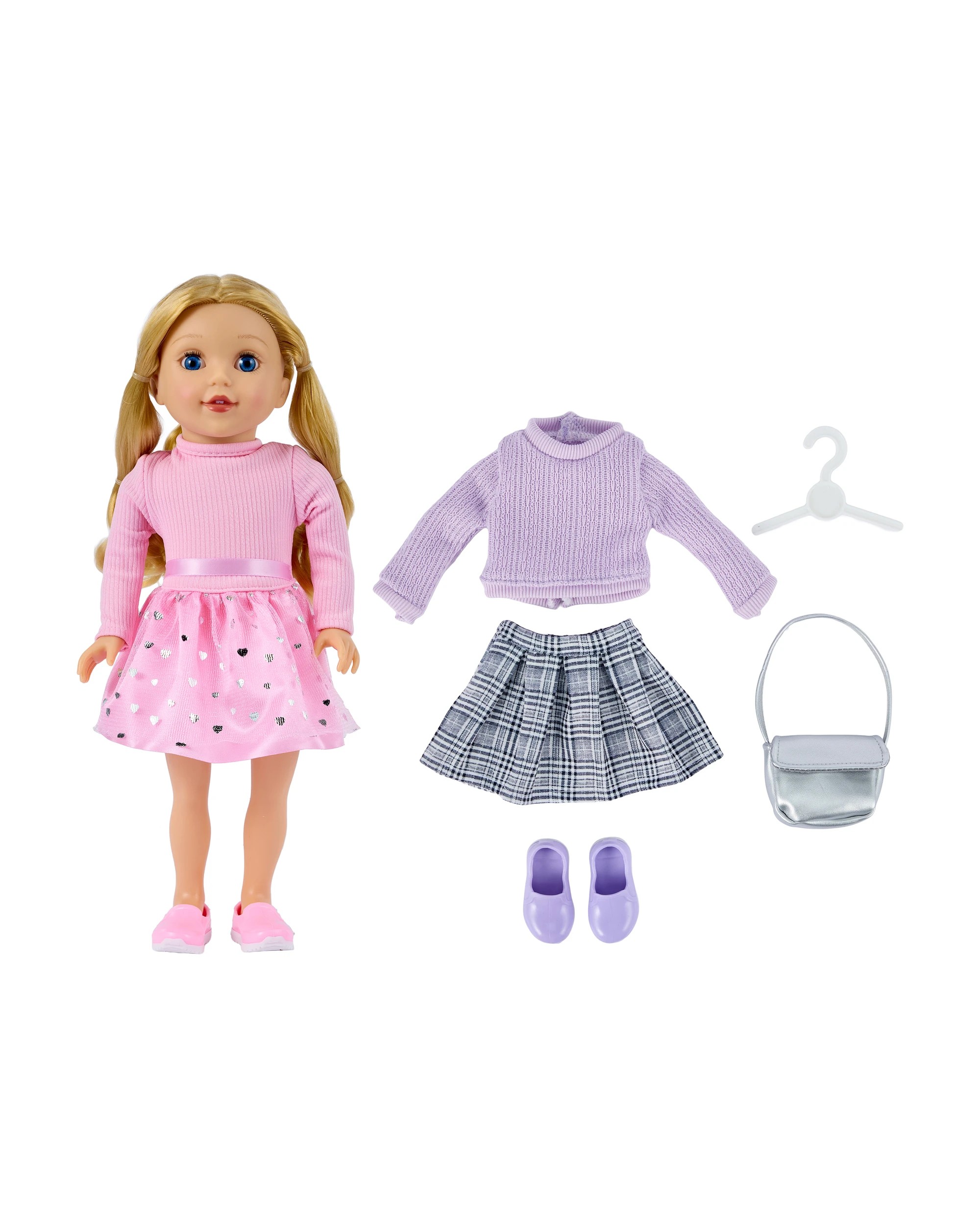 2 38cm Enchanted Dreams Doll and Wardrobe Playset, 2 of 8