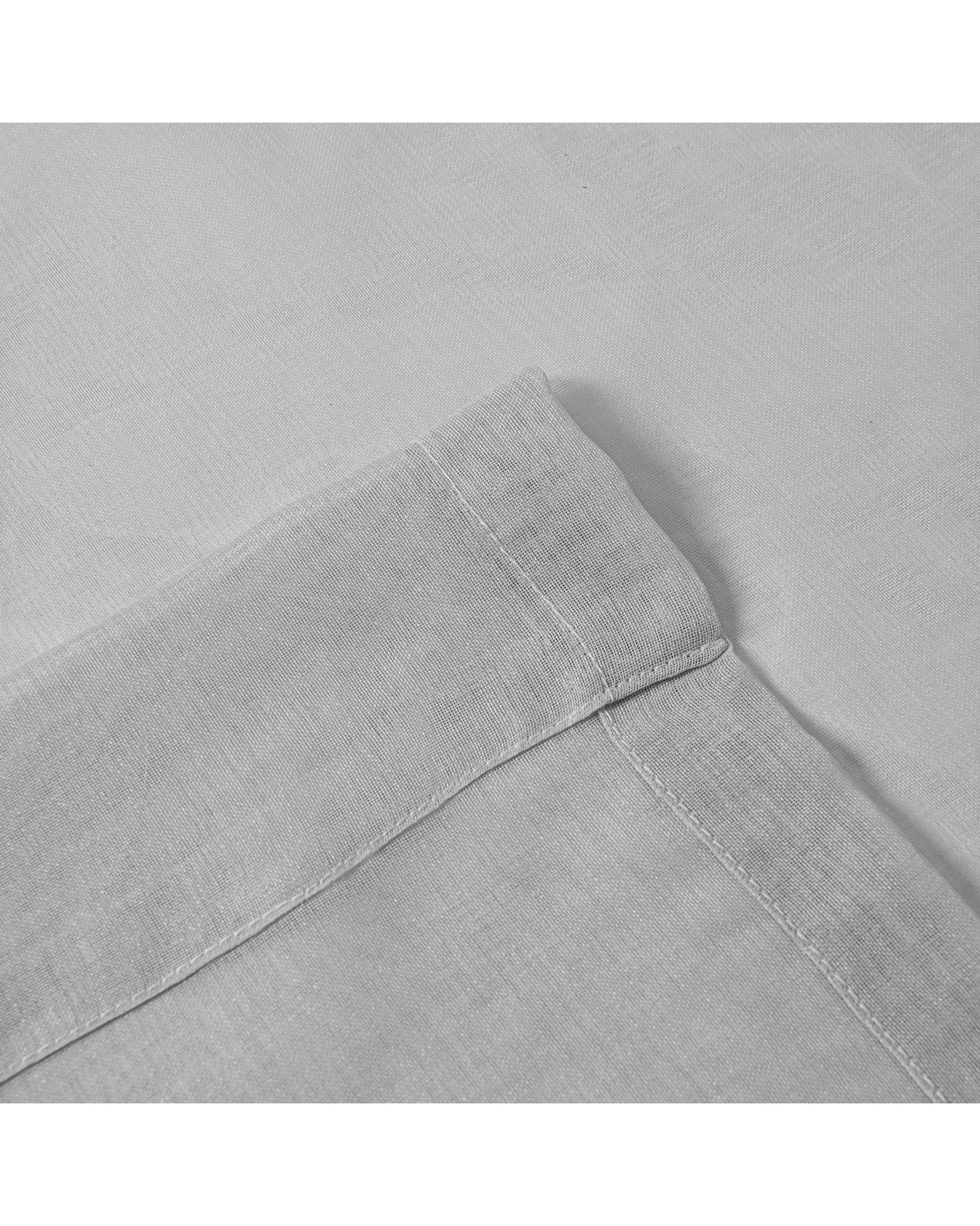 3 Cadence & Co. Kirra Sheer Concealed Tab Top Curtain Twin Pack 225x223cm - Ash, 3 of 4