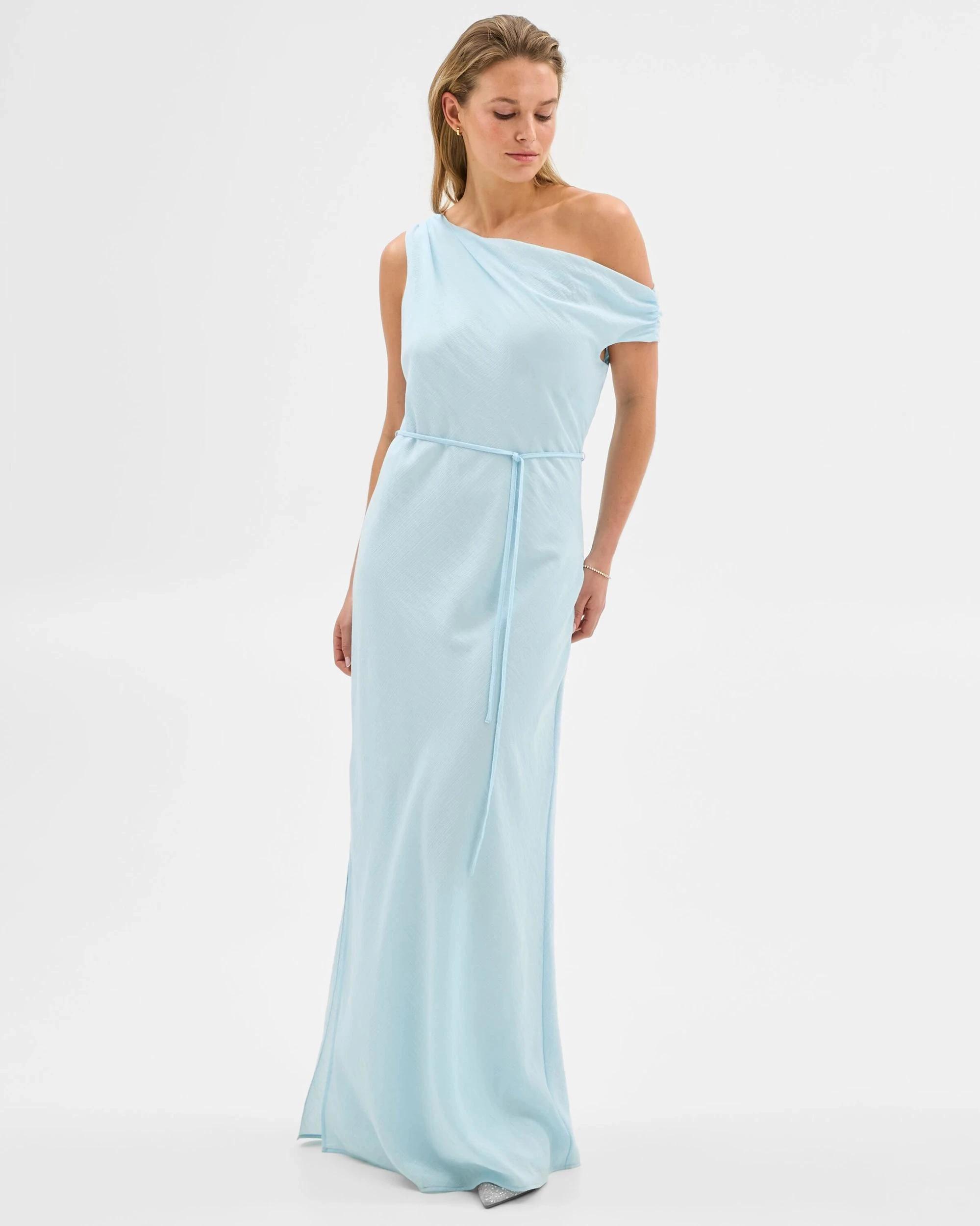 2 Off The Shoulder Midi Dress - Lily Loves OMPHALODES, 2 of 7