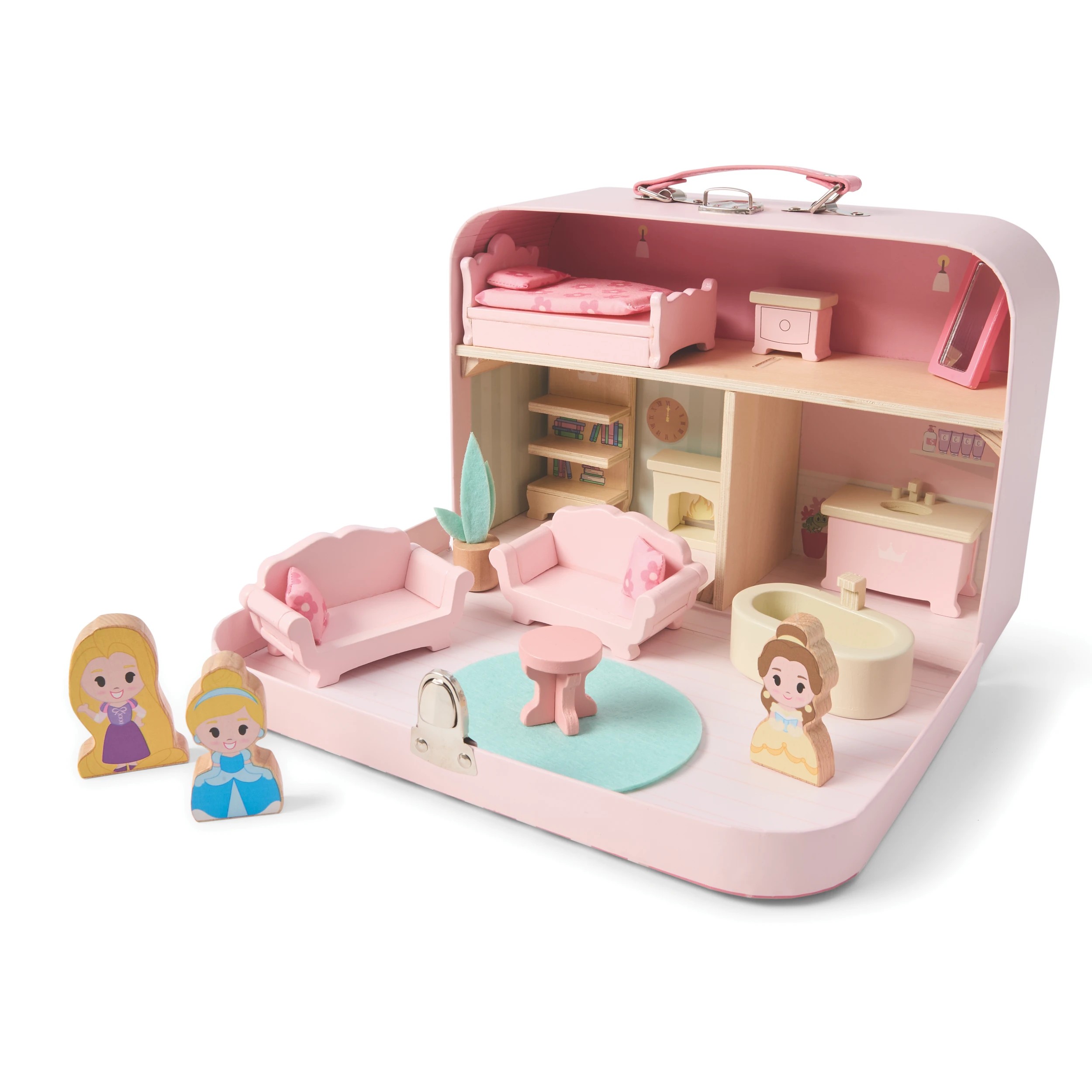 3 Disney Princess Suitcase Dollhouse Playset, 3 of 10
