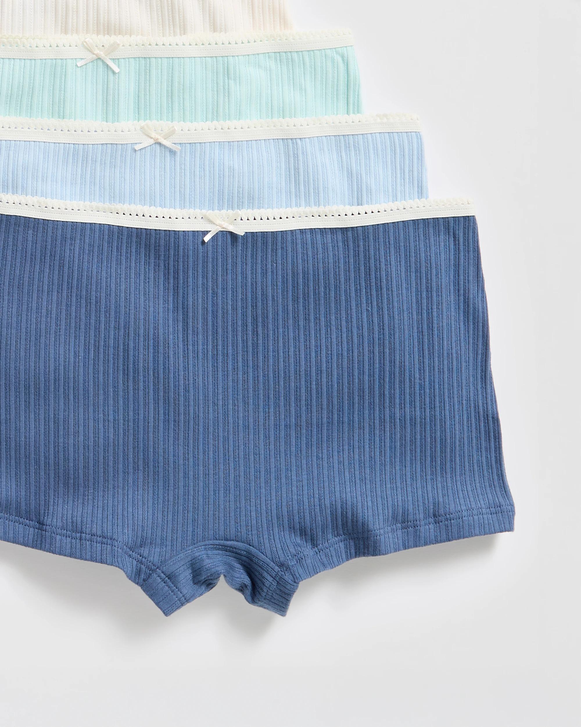 3 Australian Cotton Older Blend Girls Shortie 7 Pack - Maxx MULTI, 3 of 4