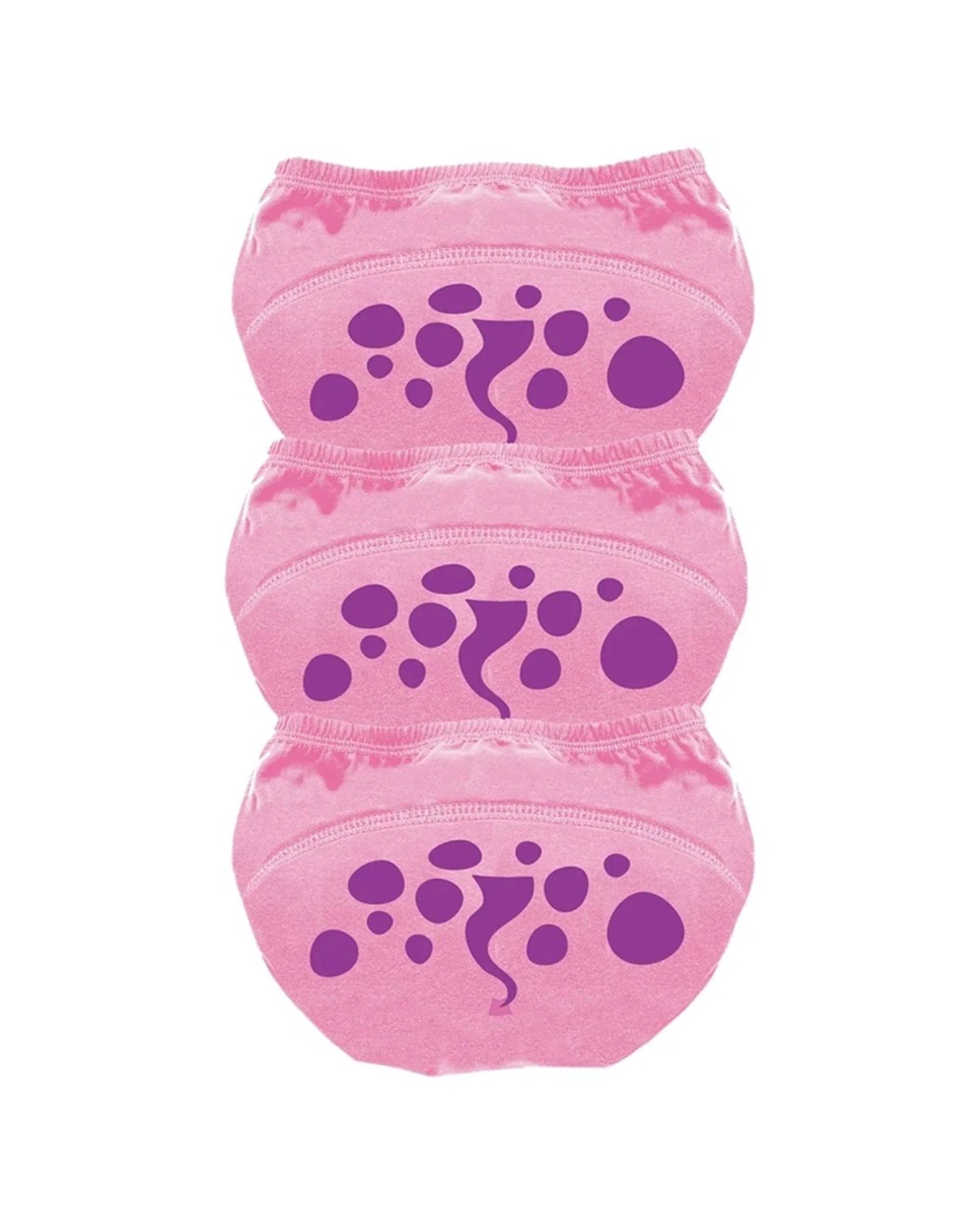 2 My Carry Potty 3pc Toddler Toilet Training Cotton Pants Dragon 2-3y - Pink, 2 of 2
