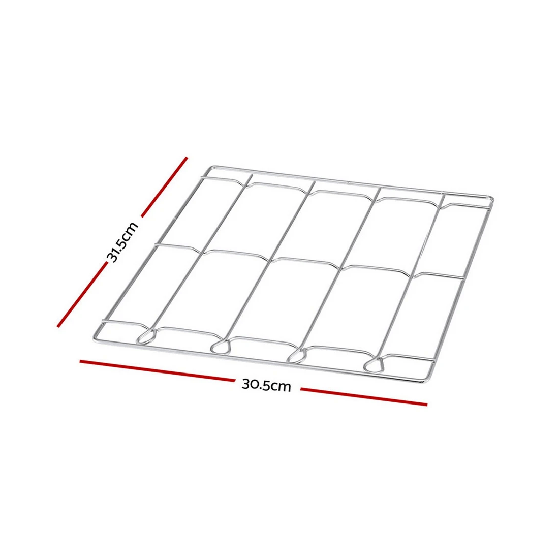 2 Devanti 304 Stainless Steel Hanging Rack Accessory for Food Dehydrator - Silver, 2 of 2