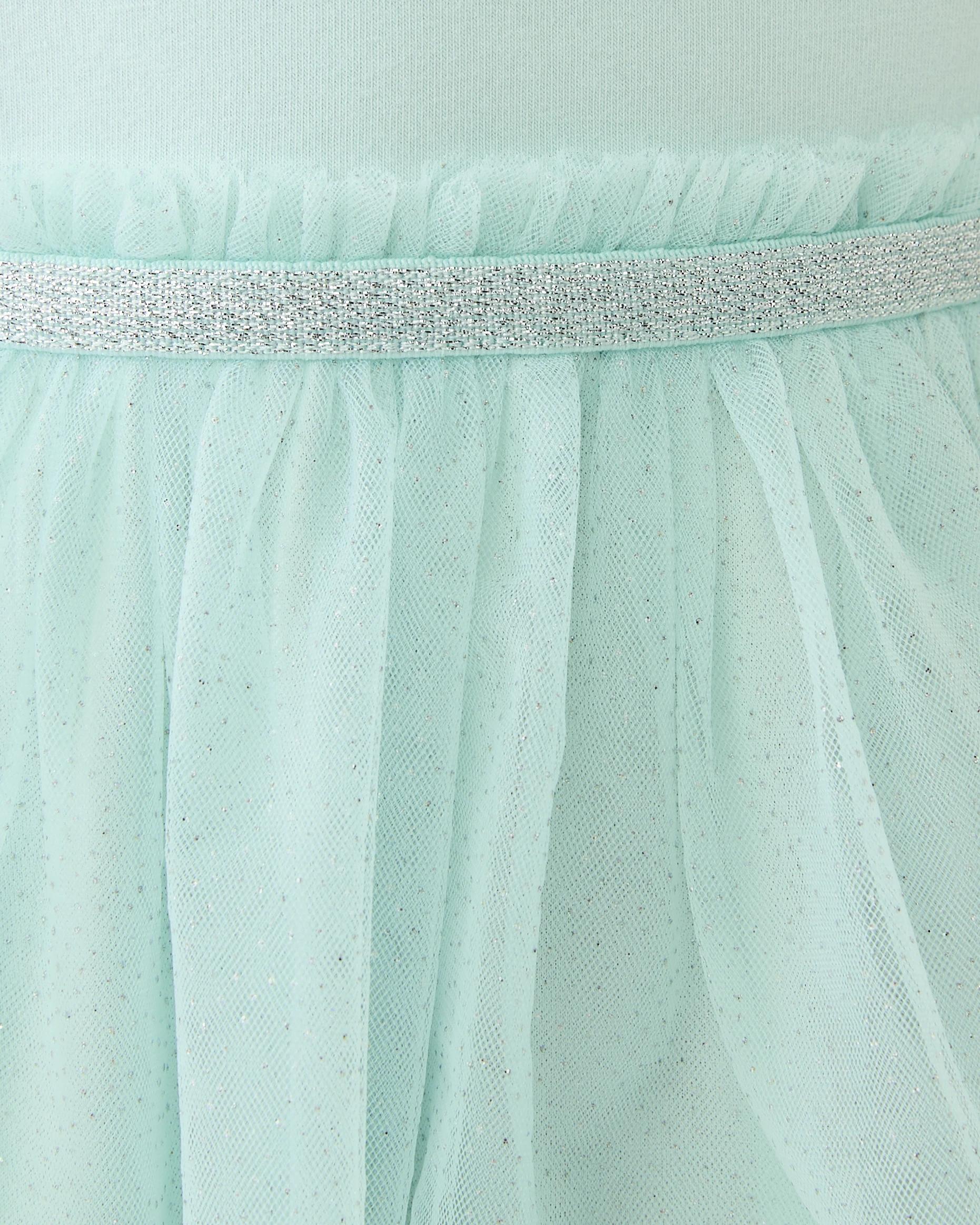 5 Frill Wing Tutu Dress Sea Green, 5 of 7