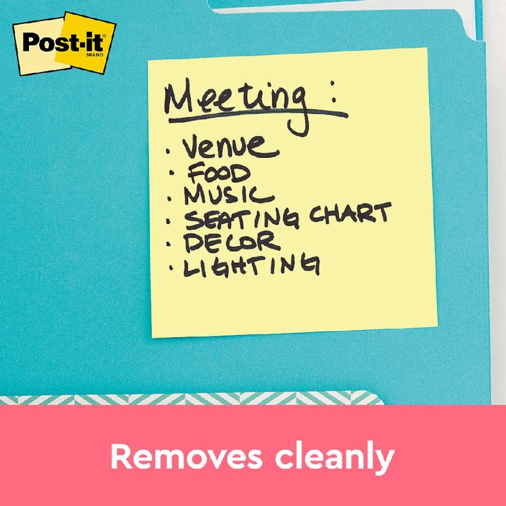 5 Post-it Notes 76 x 76mm Yellow 100 Sheets, 5 of 7