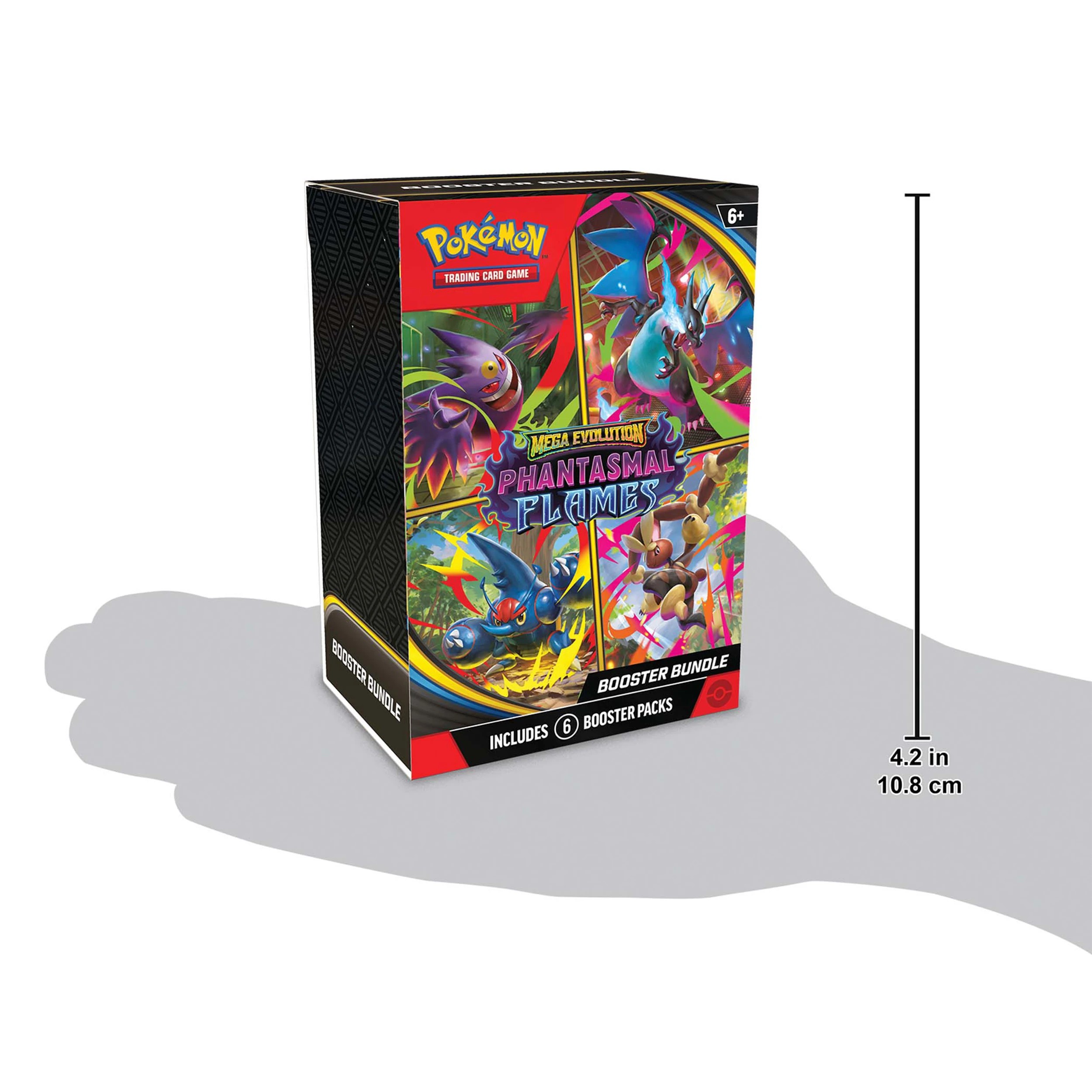 3 Pokemon Trading Card Game: Mega Evolution - Phantasmal Flames Booster Bundle, 3 of 3