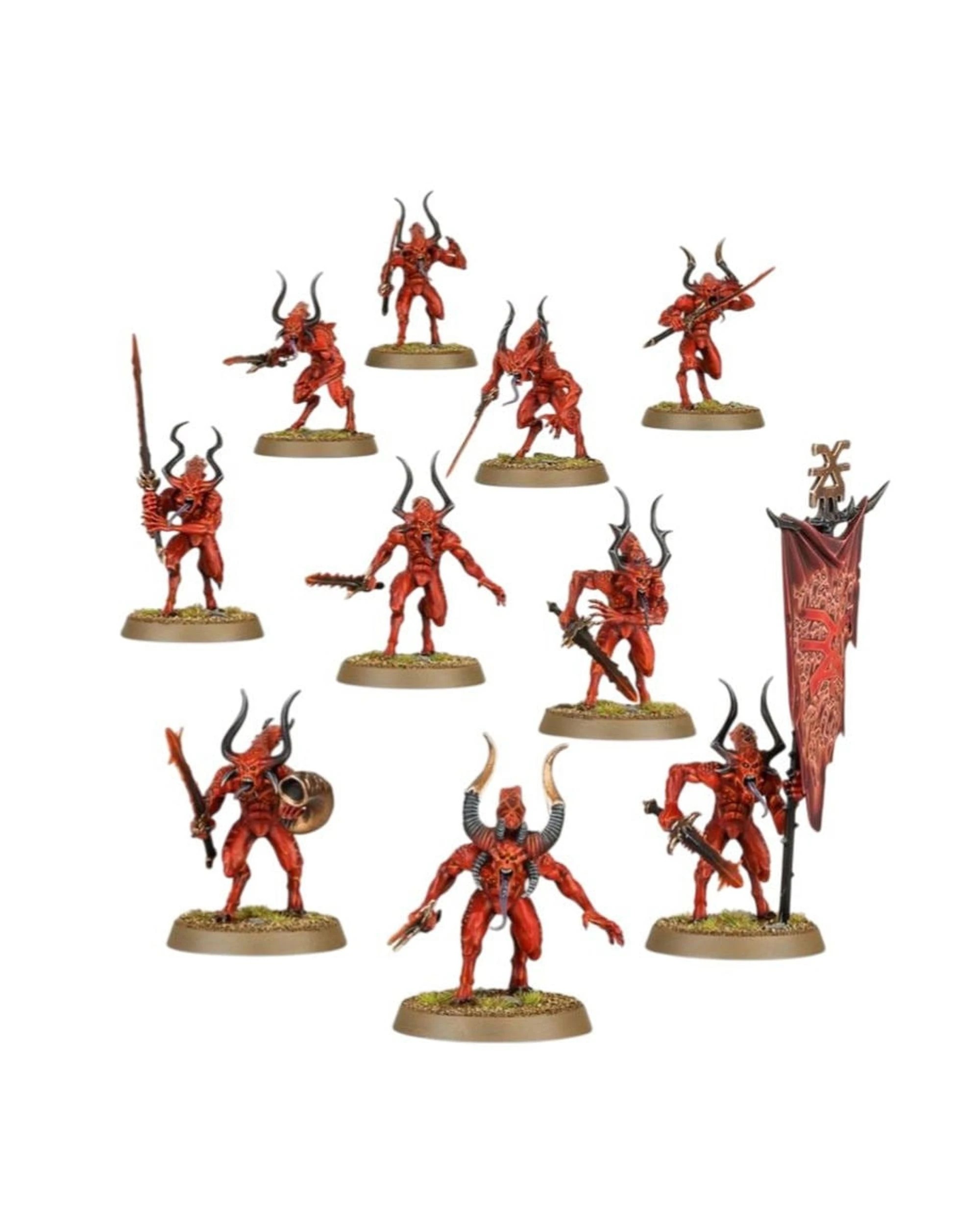 4 Warhammer: 40,000 World Eaters Battleforce: Khorne Daemonkin, 4 of 9