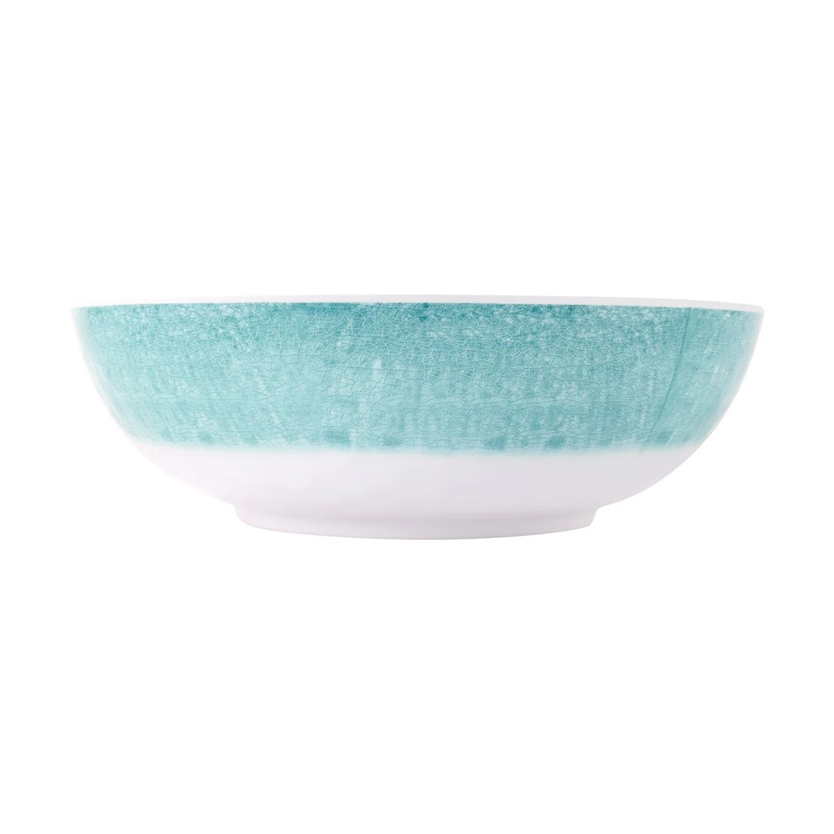 4 Mint Glazed Look Salad Bowl, 4 of 7