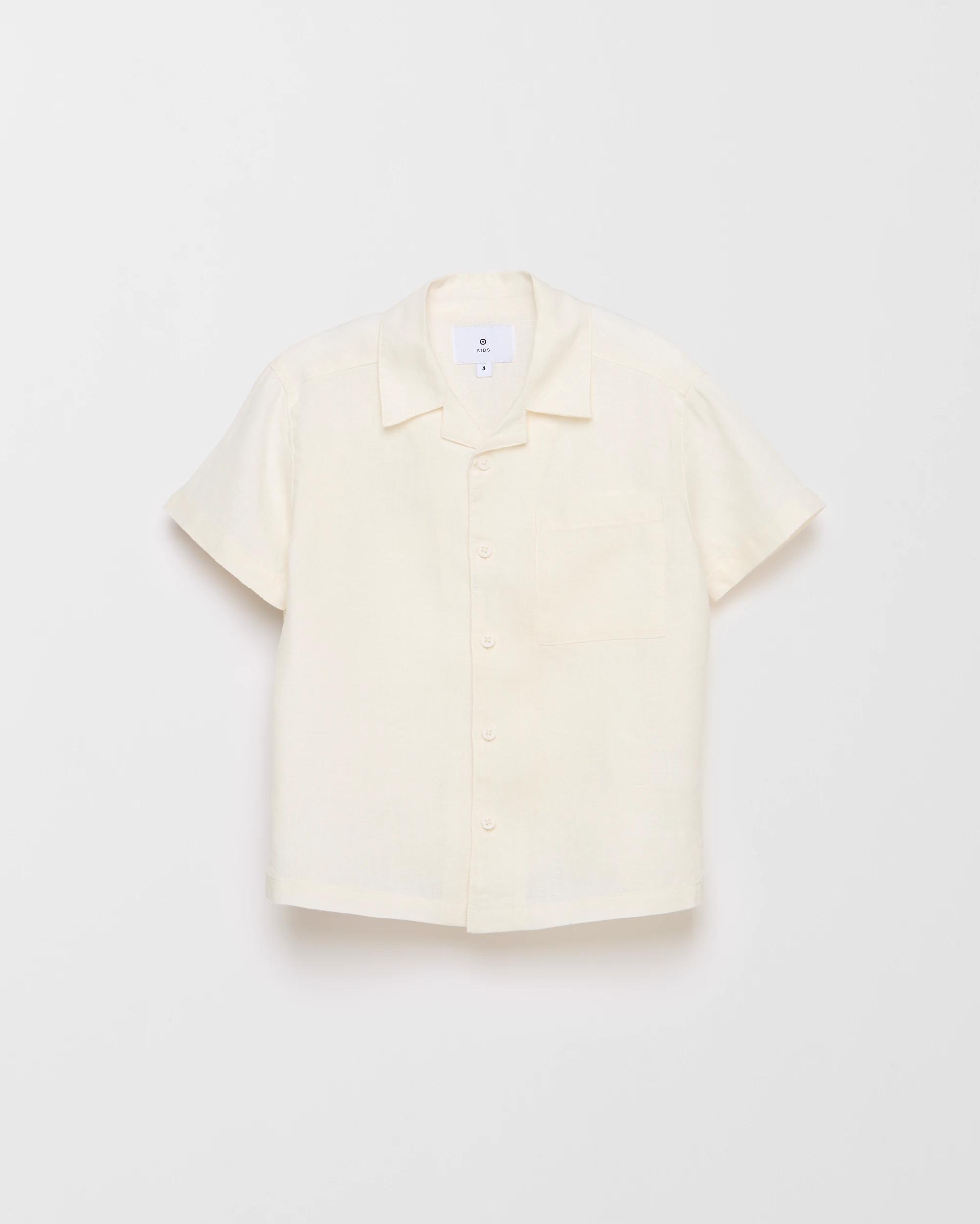 4 Target European Linen Shirt WHITE, 4 of 5