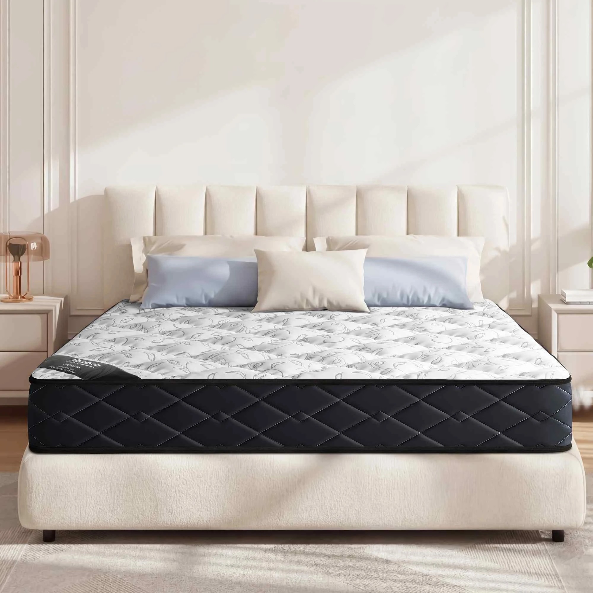 7 Alfordson 16cm Mattress Tight Top Spring Foam Medium Firm - King Bed, 7 of 10