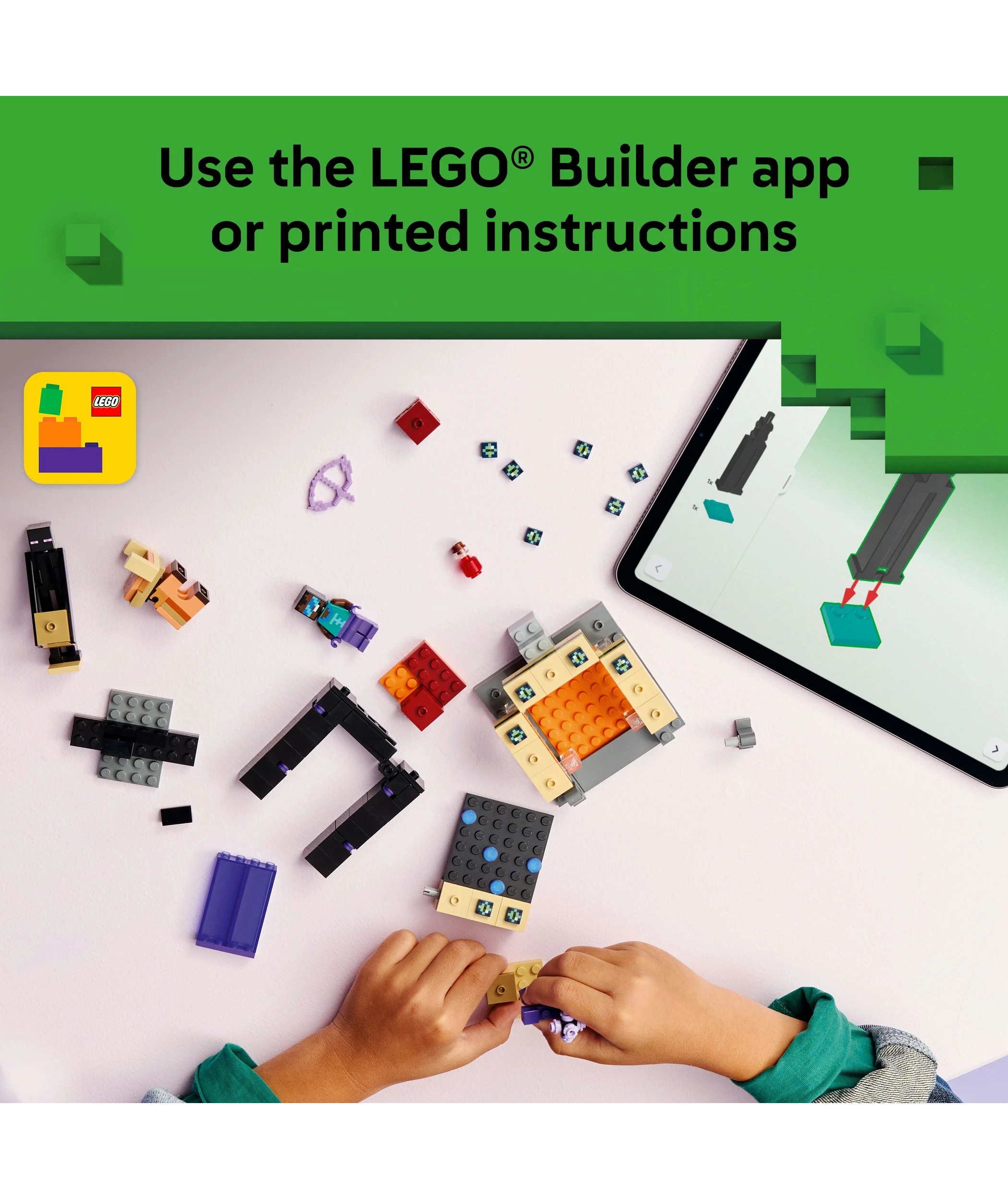 7 LEGO Minecraft Nether & End Portal Journey 21584, 7 of 10