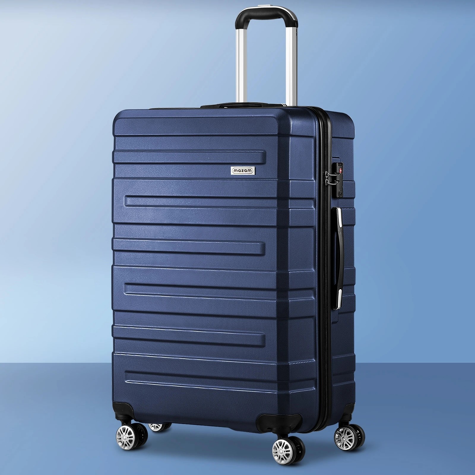 3 Mazam 28" Luggage Suitcase Travel TSA Lock Storage Hard Shell Case - Blue, 3 of 10