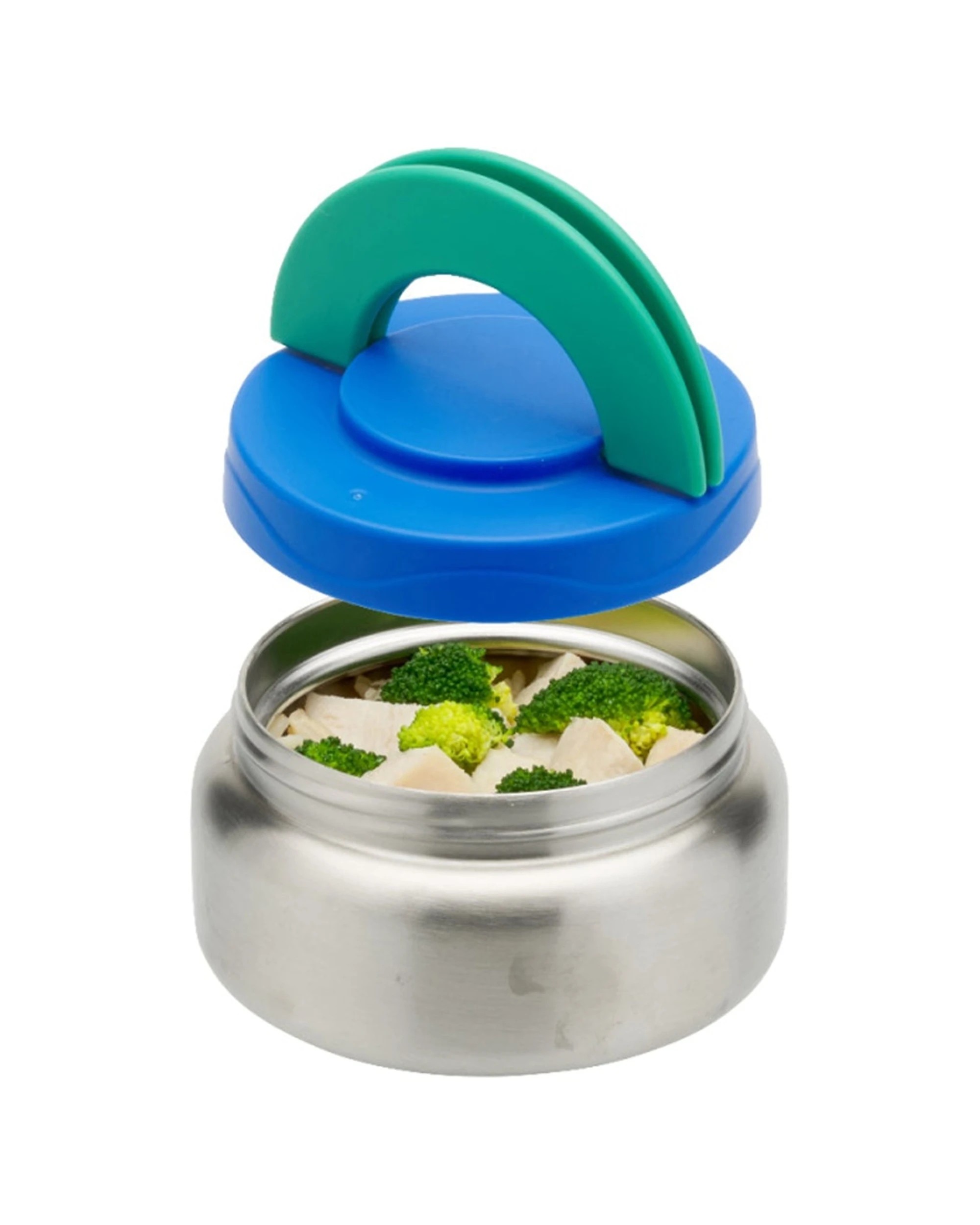 3 Avanti YumYum Bento Lunch Box Insulated Food Jar 3 Compartments Stainless - Green, 3 of 5