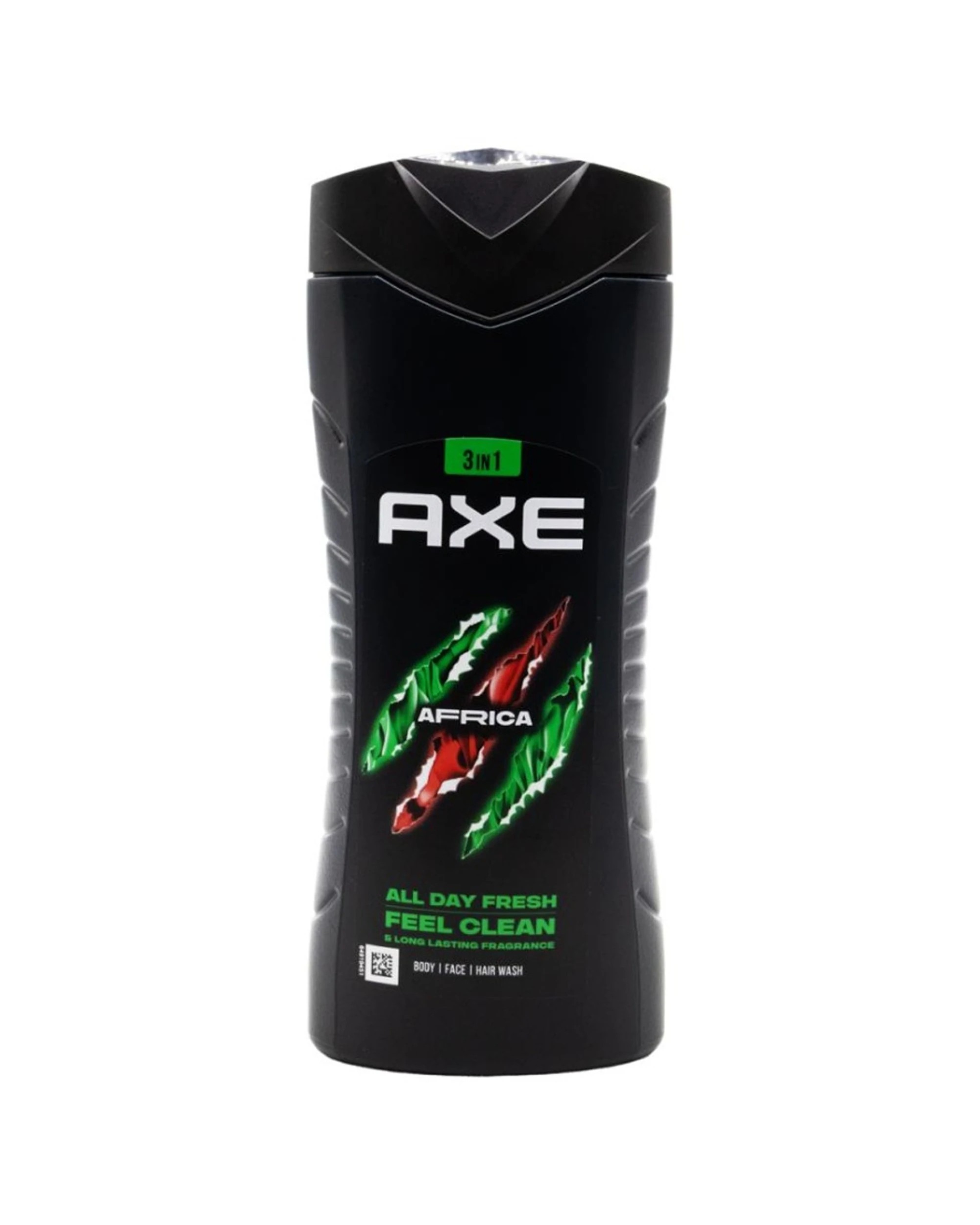 2 Axe 6PK 3 In 1 Wash Body Face Hair Africa Fresh Clean Fragrance 400mL - Black, 2 of 3