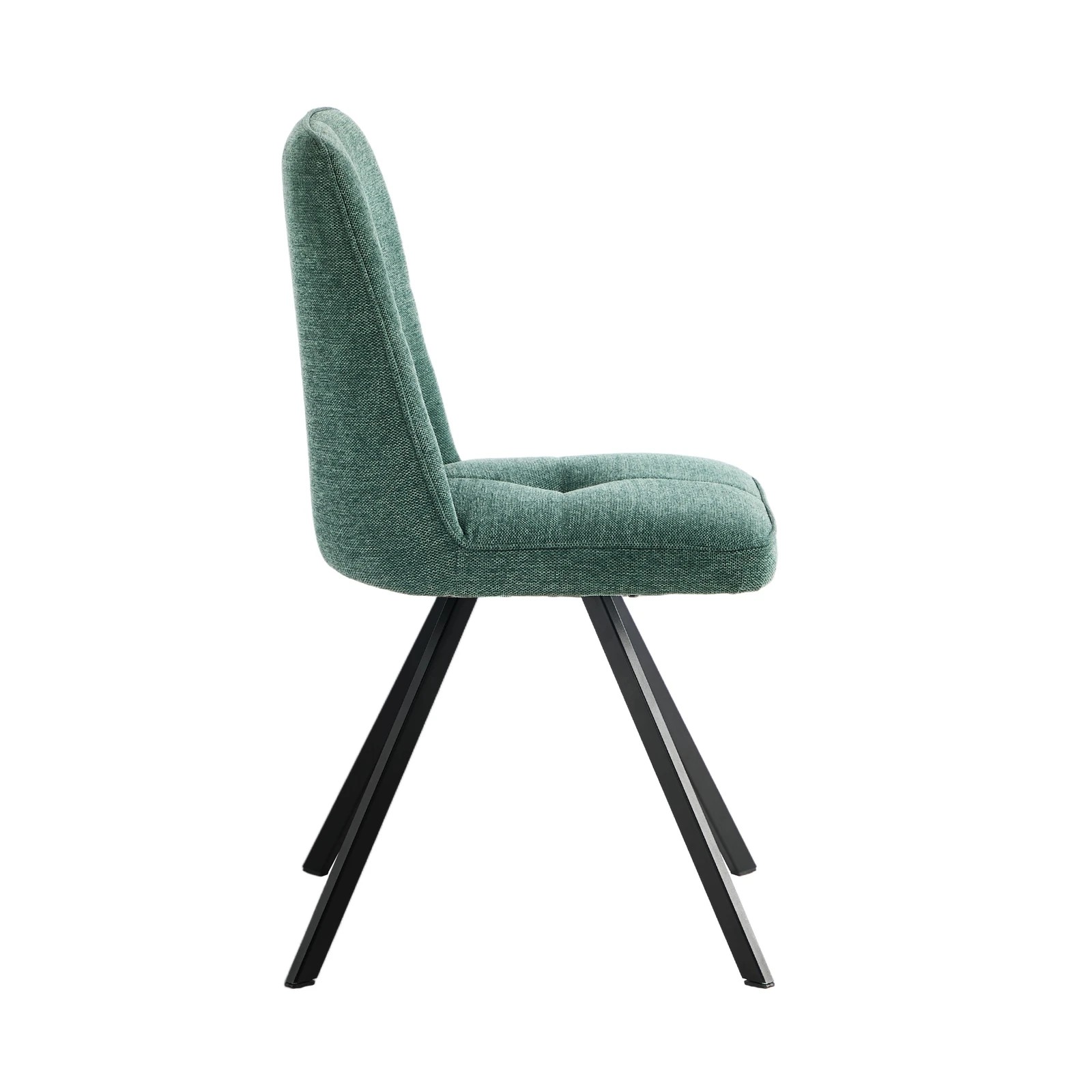 7 Oikiture 4x Dining Chair Kitchen Seat Linen Fabric Accent Chair - Green, 7 of 9