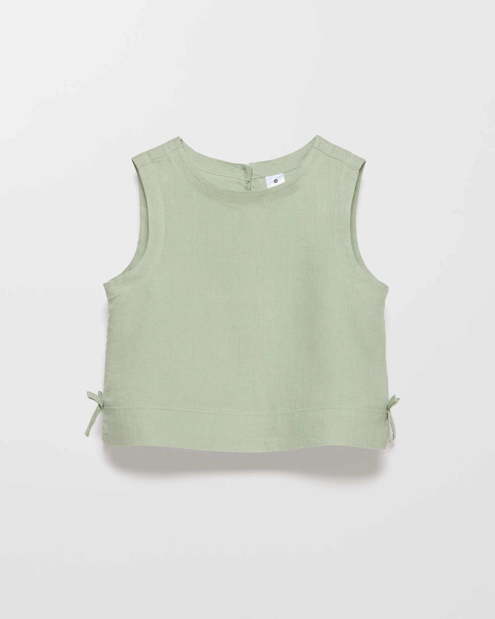 1 Target European Linen Tank SAGE, 1 of 5