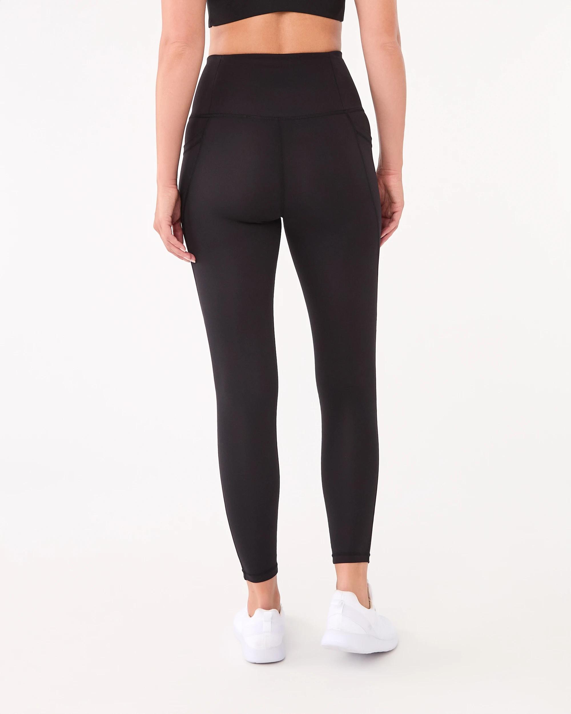 3 Active Womens Ultra High Rise Full Length Studio Leggings BLACK, 3 of 8
