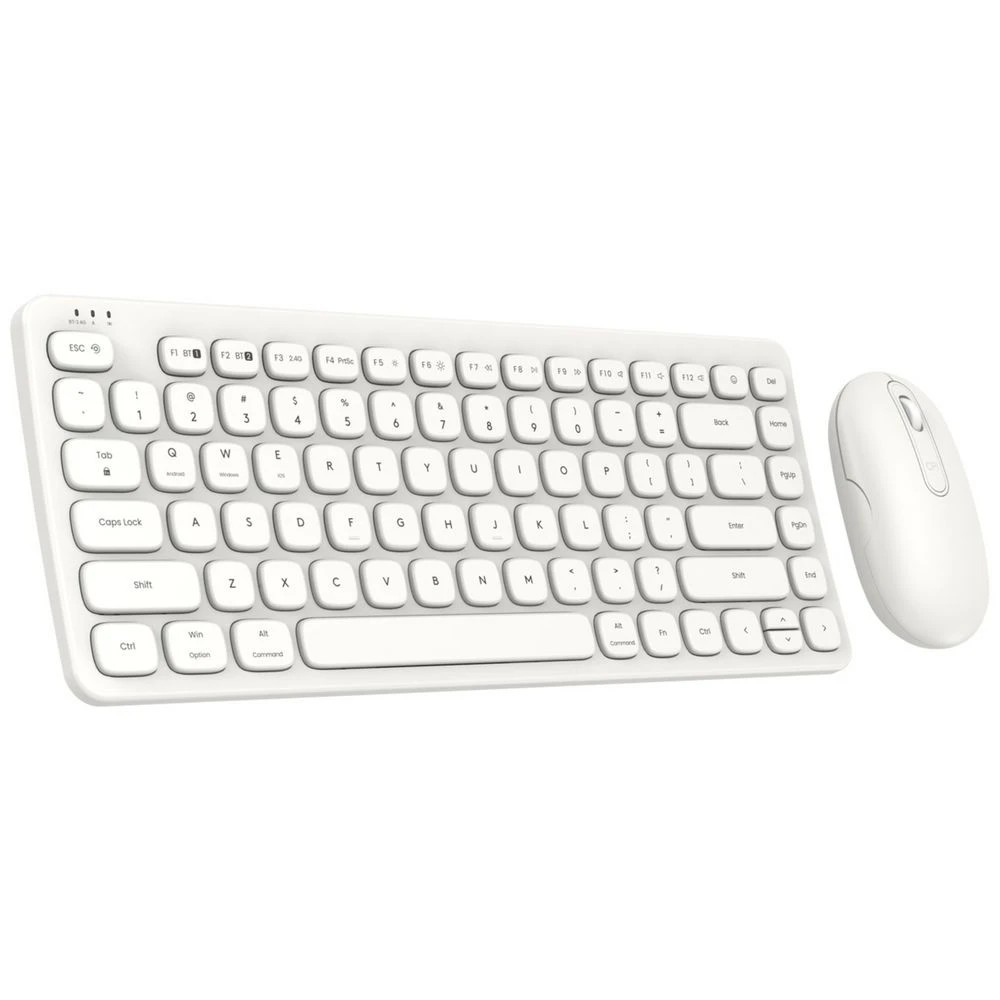 3 Qudo Curve Compact Keyboard & Mouse Combo White, 3 of 7