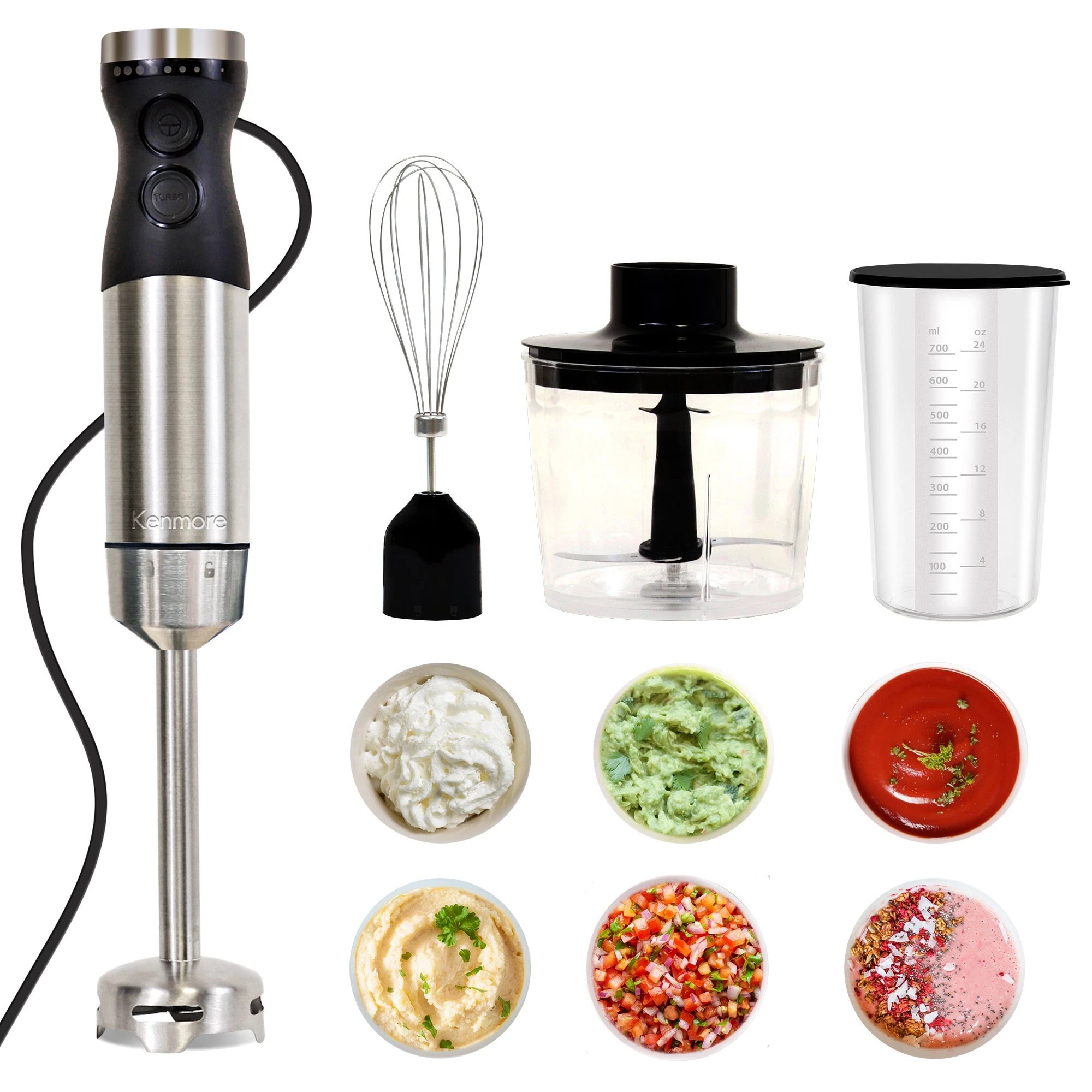 6 Kenmore Immersion Blender Quad Blade - Silver, 6 of 7