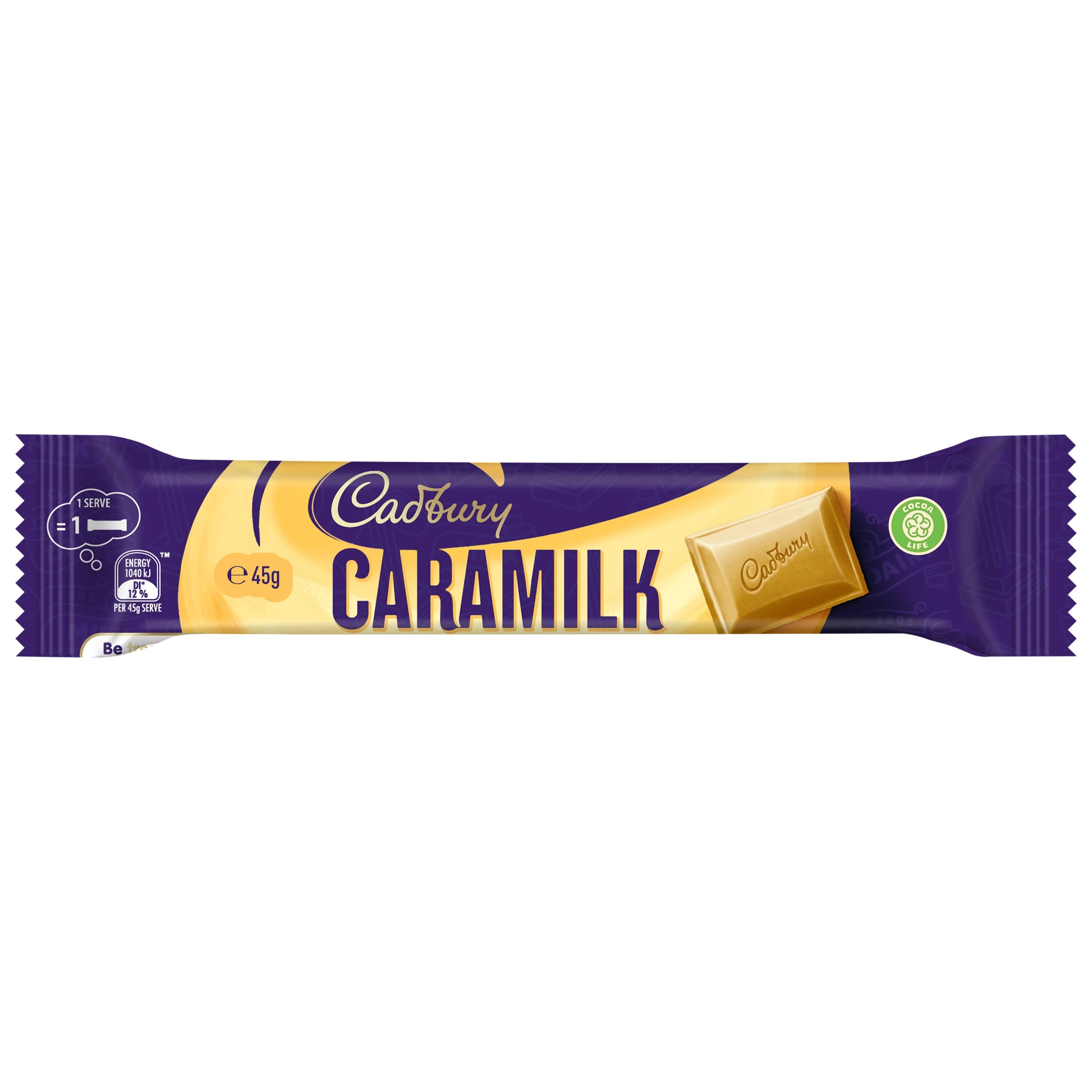 1 Cadbury Caramilk Bar 45g, 1 of 3