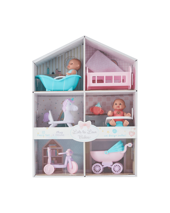 10 Piece Lots to Love Babies Play House