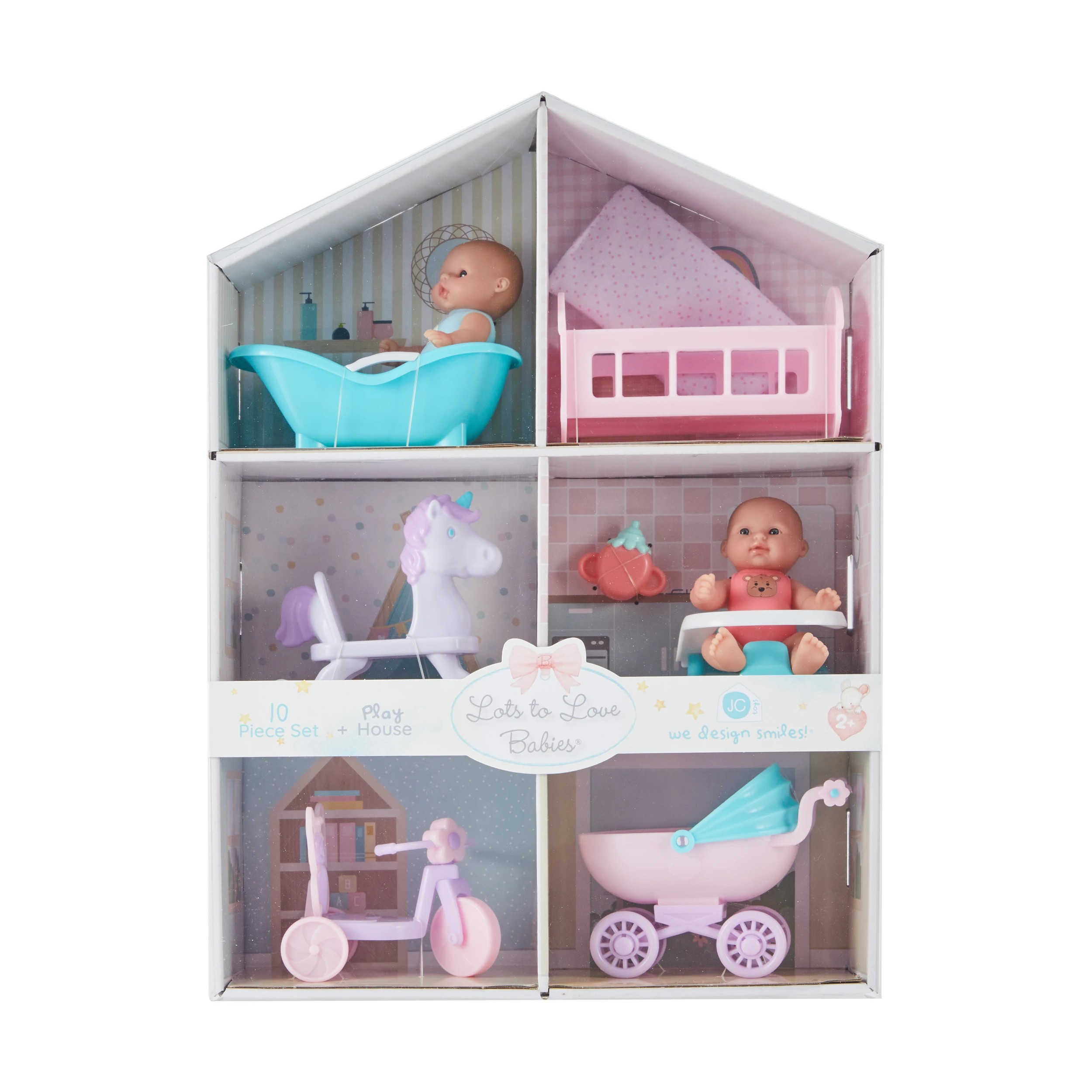 1 10 Piece Lots to Love Babies Play House, 1 of 9