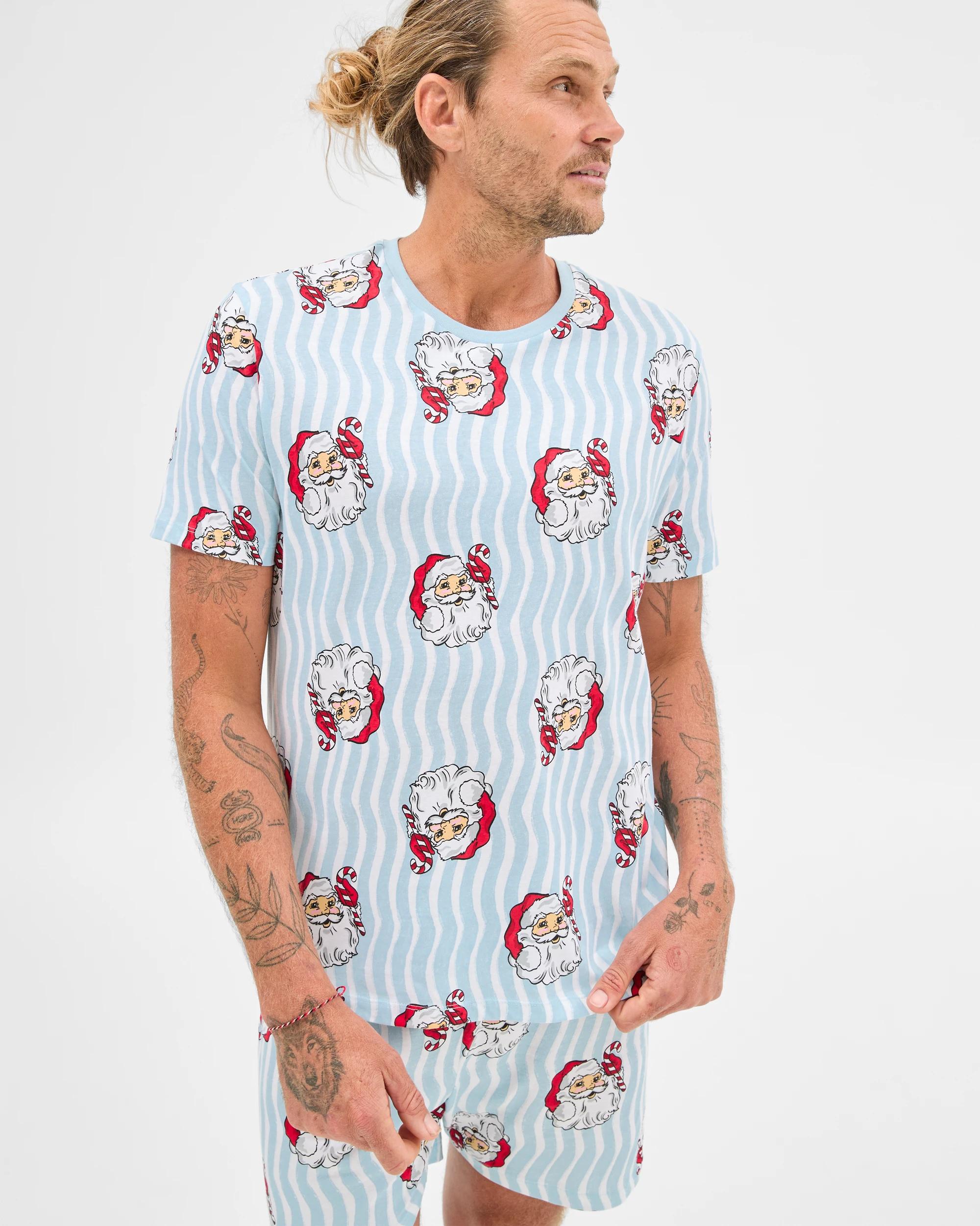 3 Target Family Matching Christmas Santa Australian Cotton Mens Pyjama Set SANTA, 3 of 7