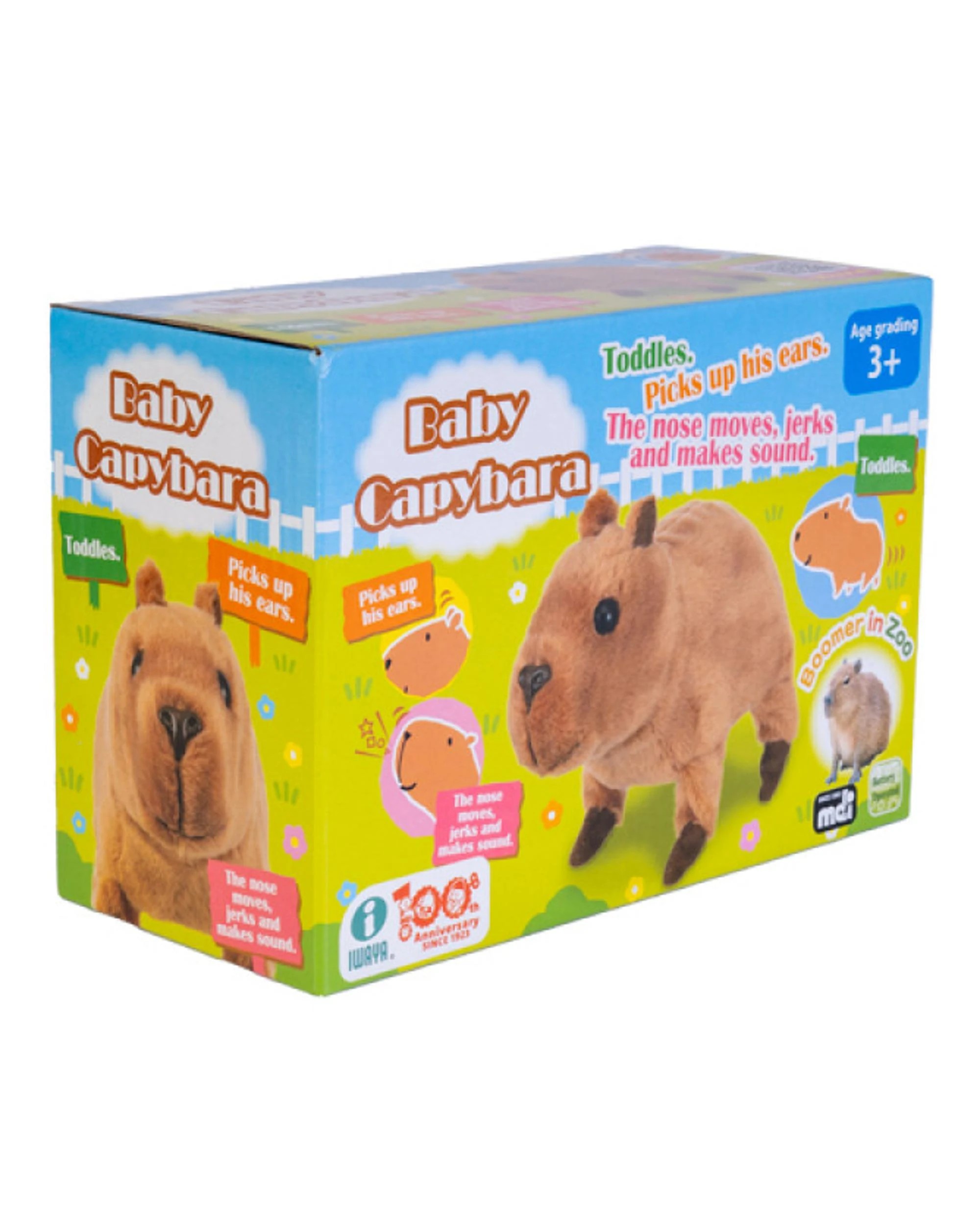 1 Baby Capybara Animated Pet Toy, 1 of 3