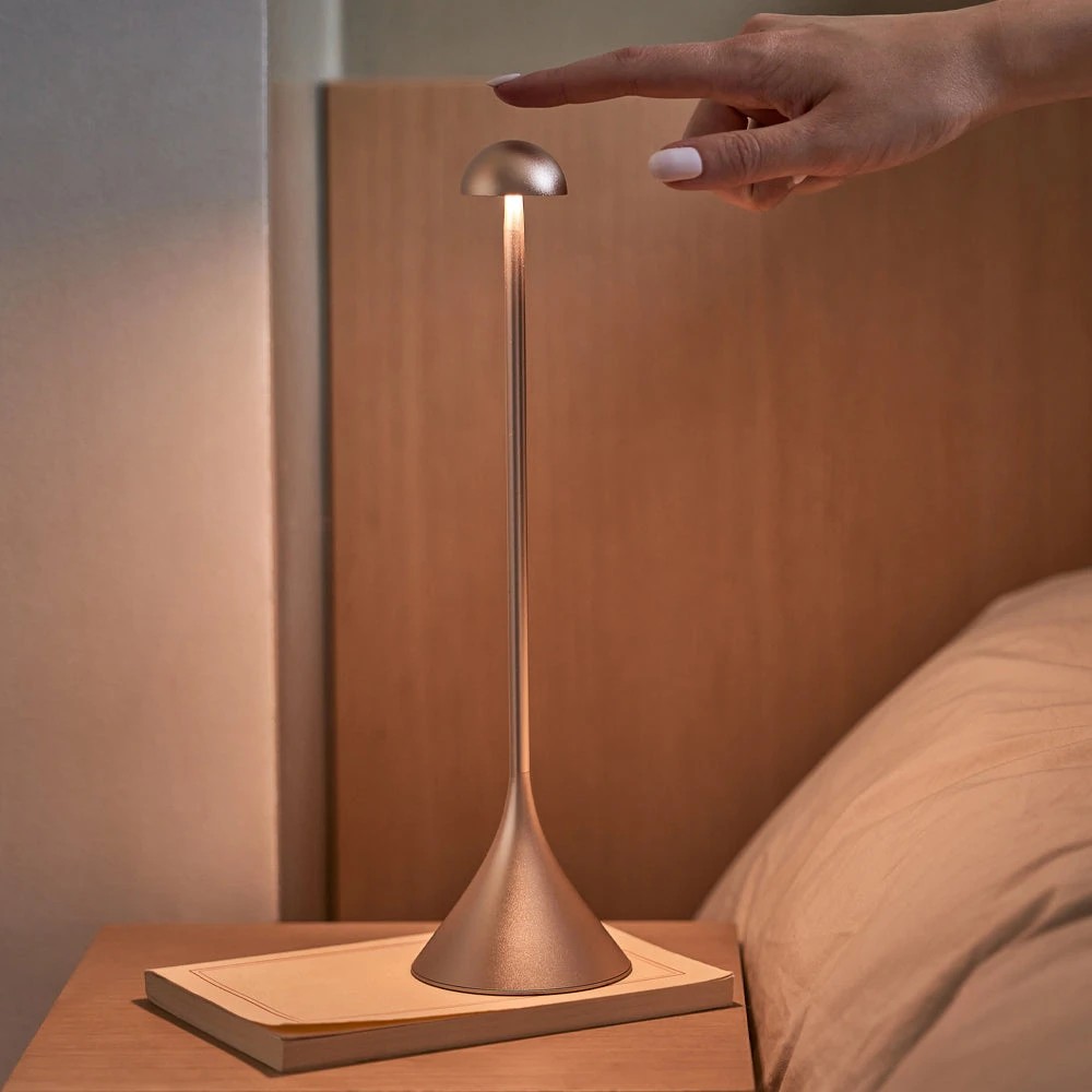 5 Lexon Steli Dome Infinitely Pairable Table Lamp - Gold, 5 of 5
