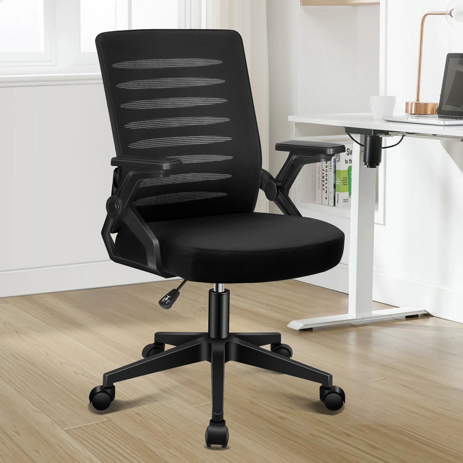 10 Alfordson Mesh Office Chair Executive Computer Seat Gaming Racing Work - Black, 10 of 10