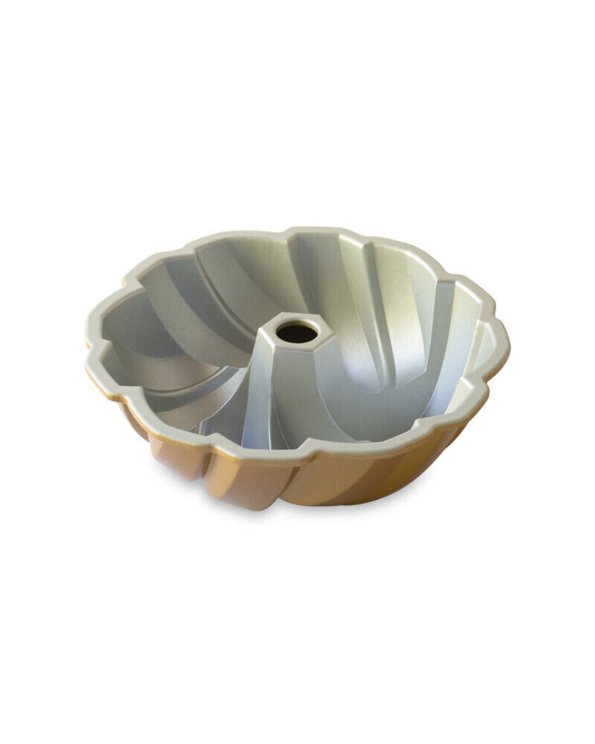 3 Nordic Ware 75th Anniversary Braided Bundt Pan - Gold, 3 of 4
