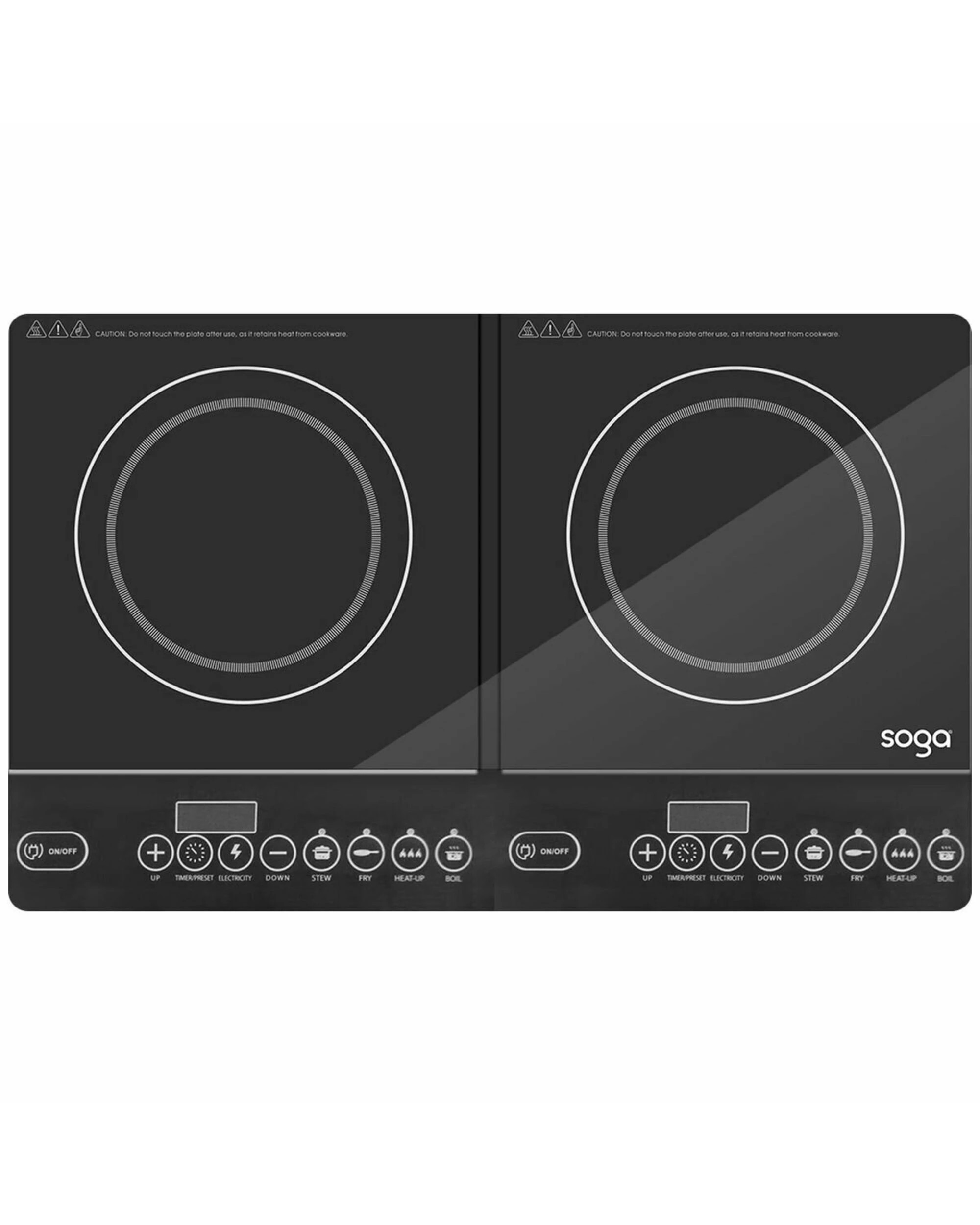 1 SOGA Portable Twin Induction Cooktop, 1 of 5