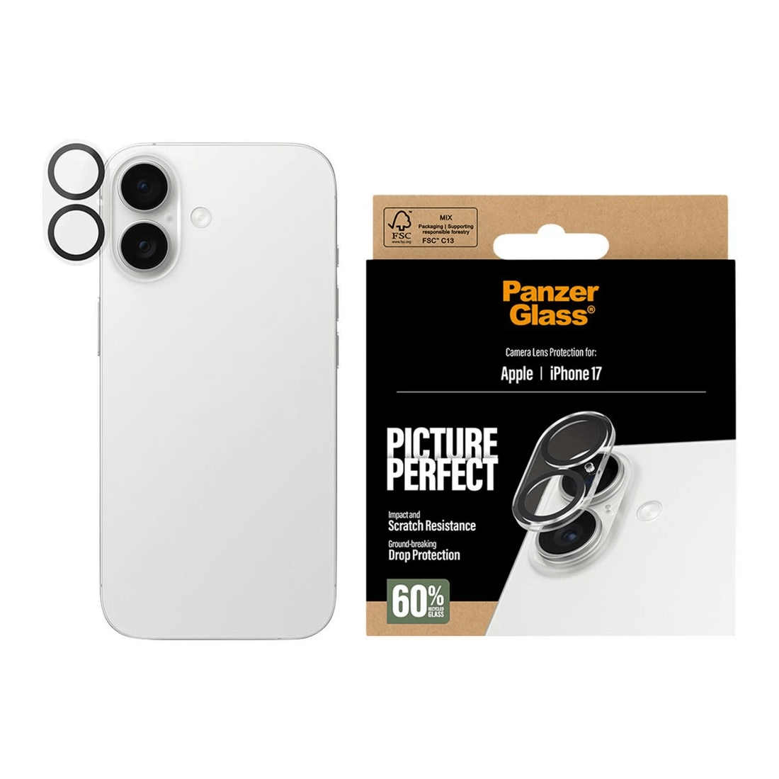 1 PanzerGlass PicturePerfect Lens Protector iPhone 17, 1 of 3