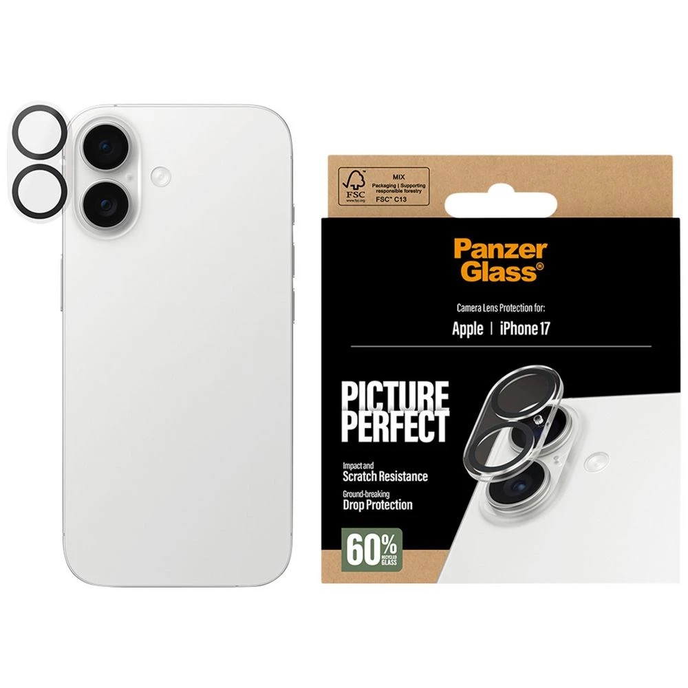 1 PanzerGlass PicturePerfect Lens Protector iPhone 17, 1 of 3