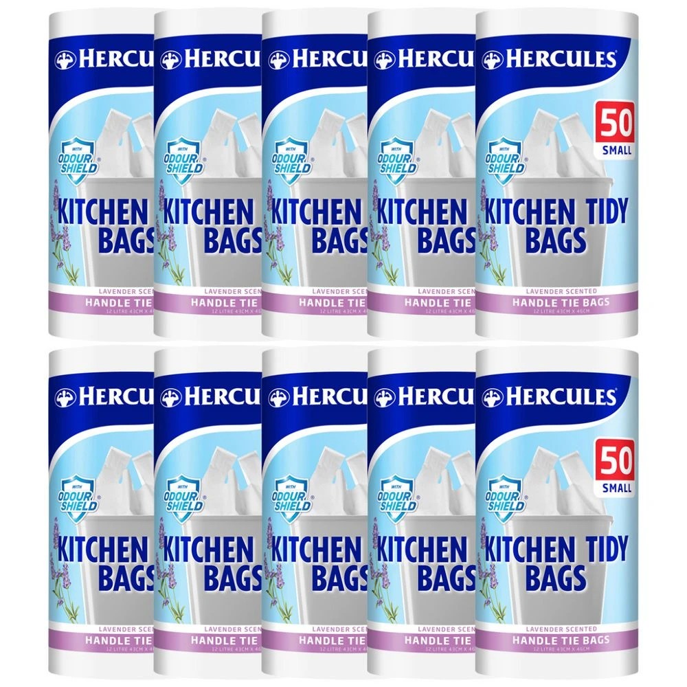 1 Hercules Kitchen Tidy Bags Small 12L 500 Pack, 1 of 2