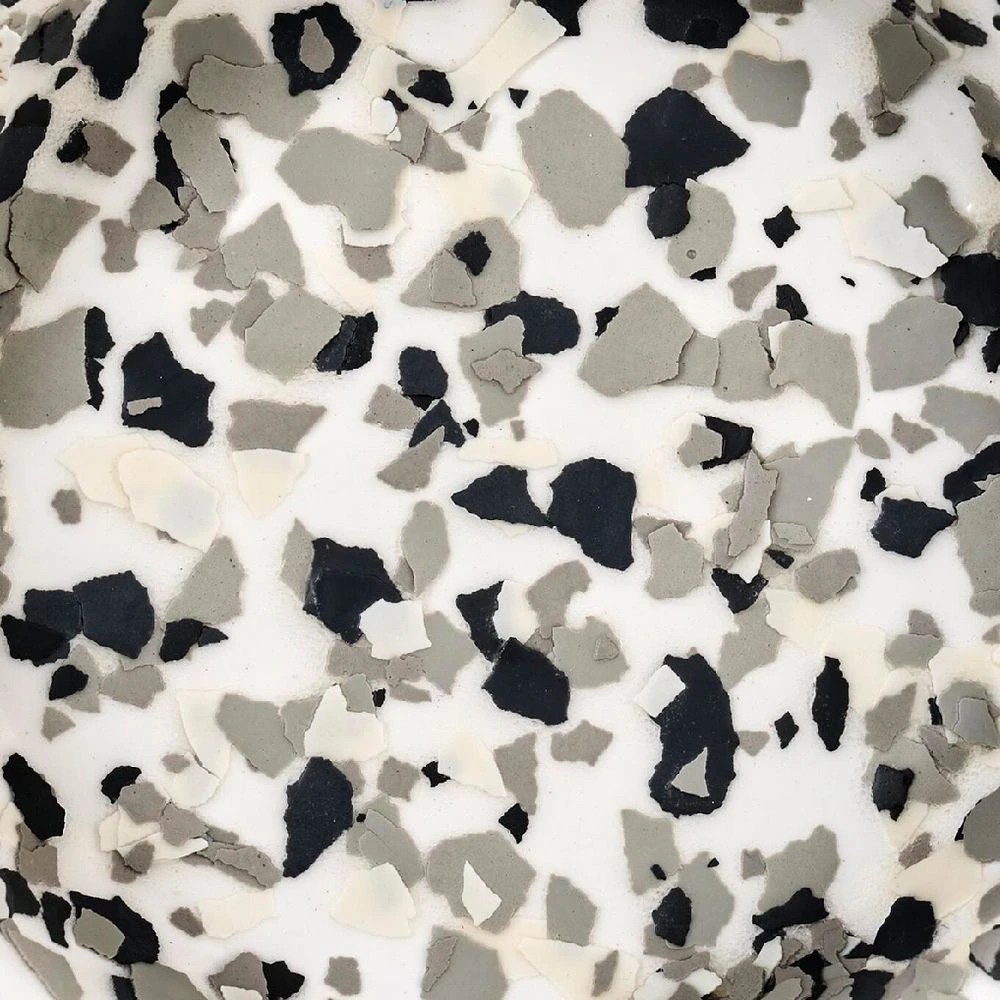 4 Folk Art Terrazzo Flakes Grey Multi, 4 of 4