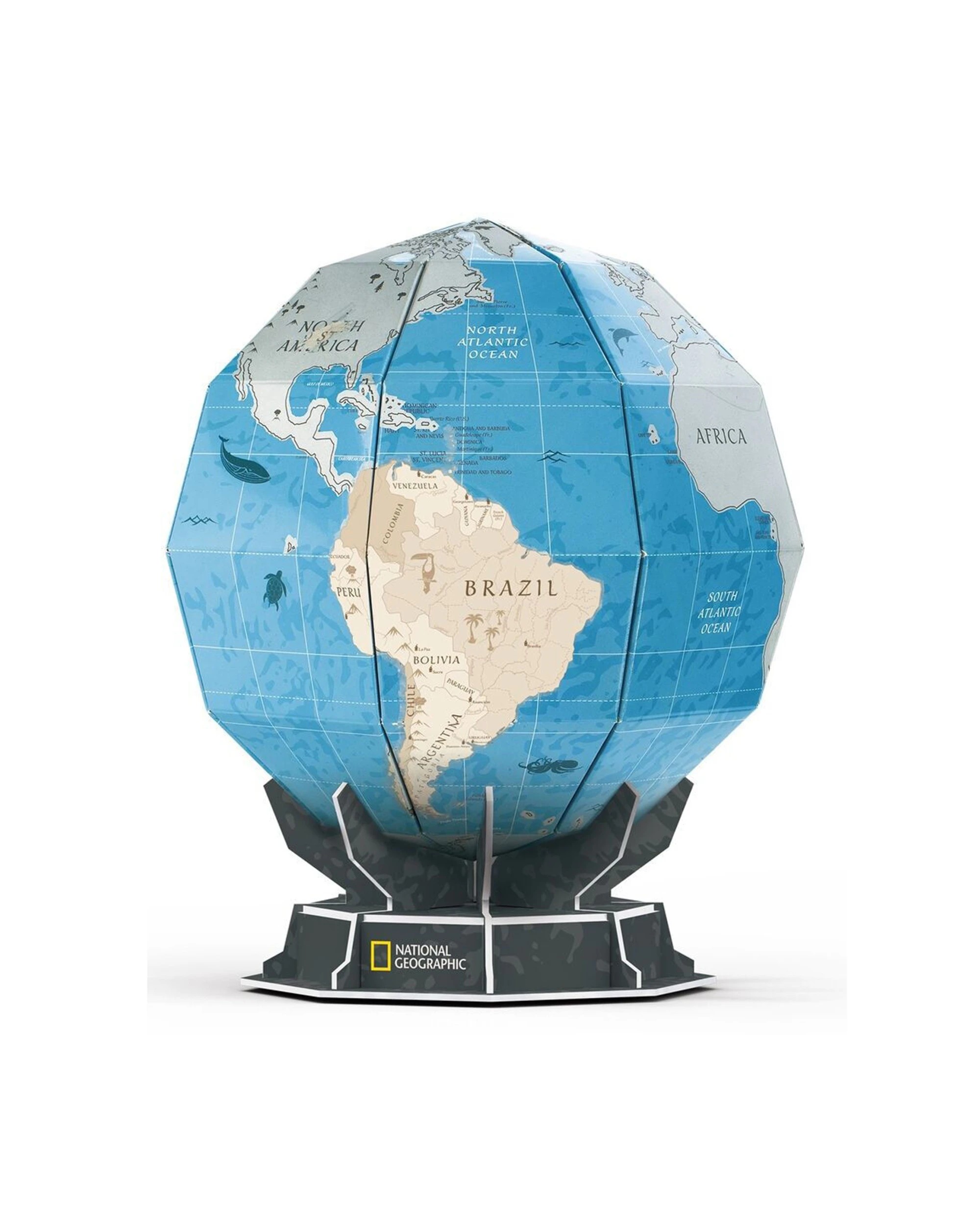 4 National Geographic 2pc Scratch Globe Solar System Kids 3D Puzzles Kids Toy - Multi, 4 of 7