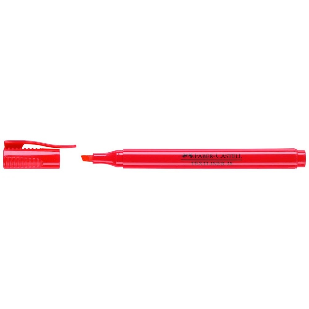 1 Faber-Castell Pocket Textliner Highlighter Red, 1 of 2