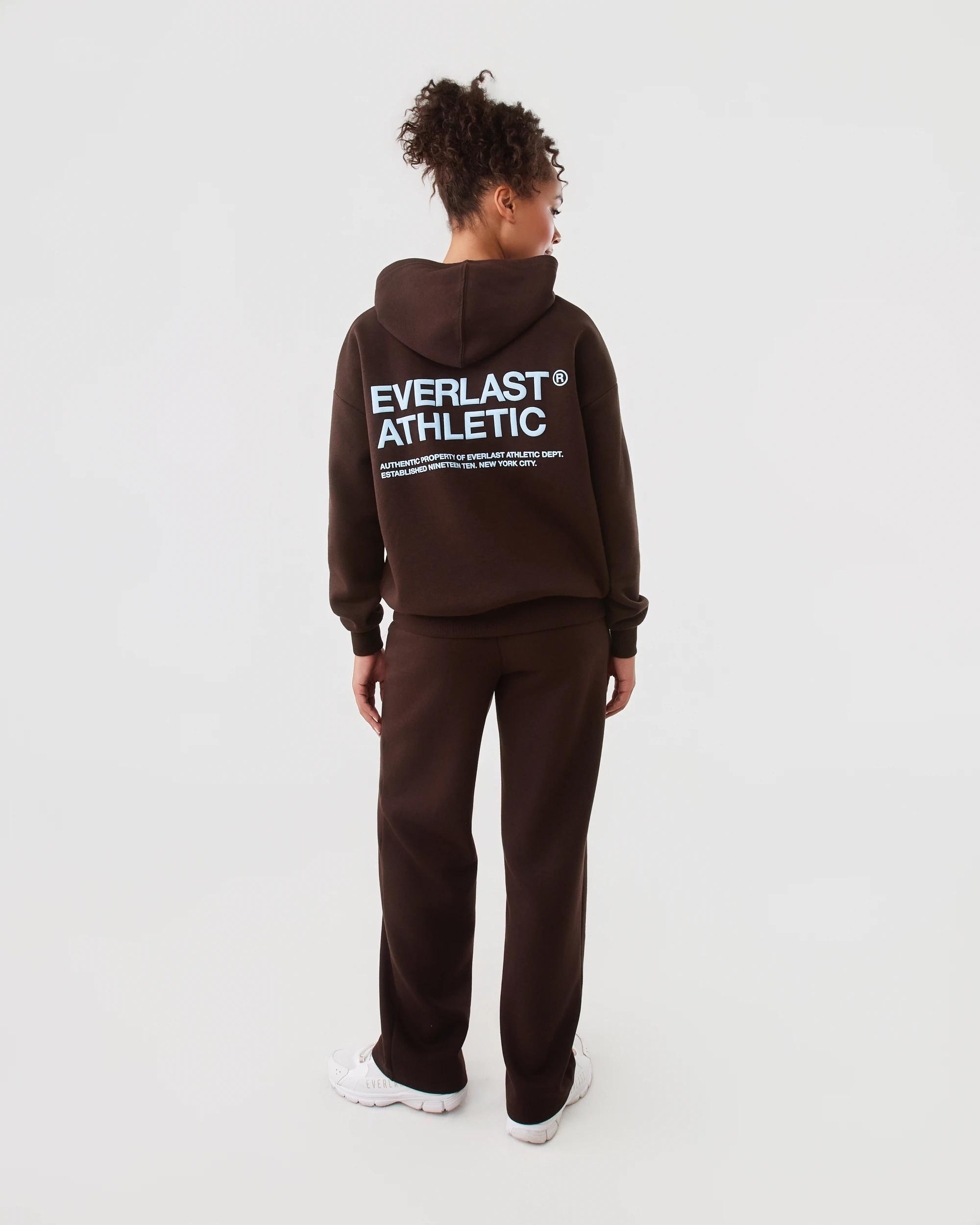 4 Everlast Womens Street Hoodie Coffee, 4 of 9