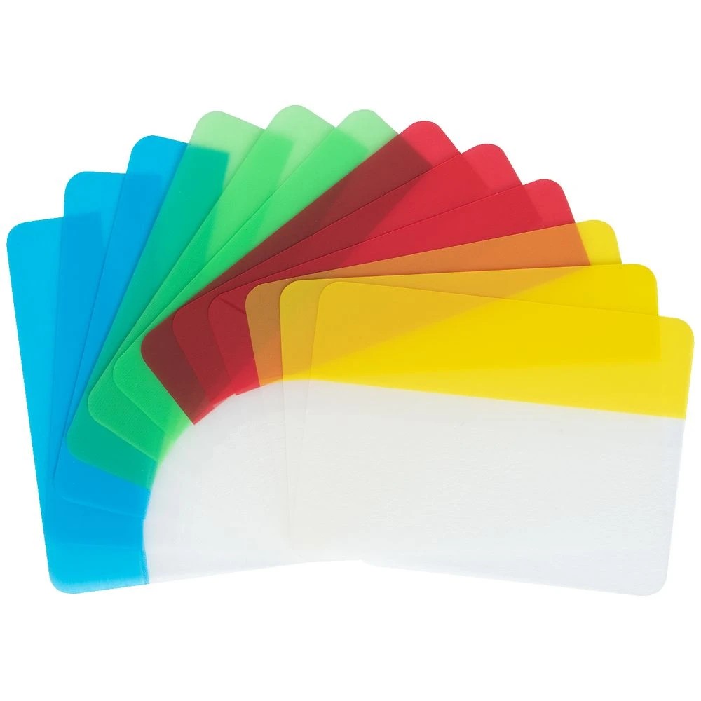 2 J.Burrows Filing Tabs 38x50mm Assorted 4 Pack, 2 of 2