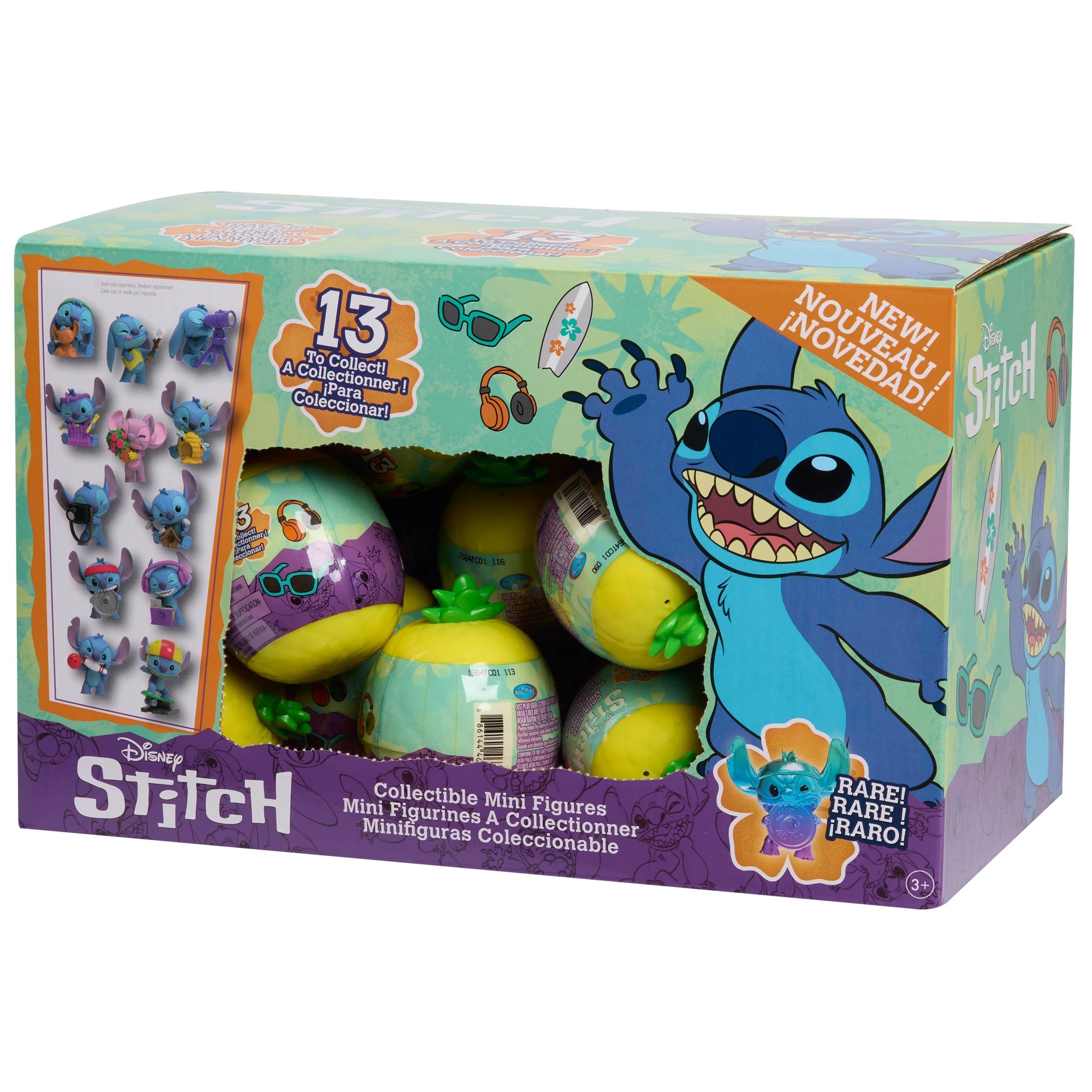 3 Disney Stitch Blind Mini Figure Capsule — Assorted (6.35 Cm)
 - Yellow, 3 of 7